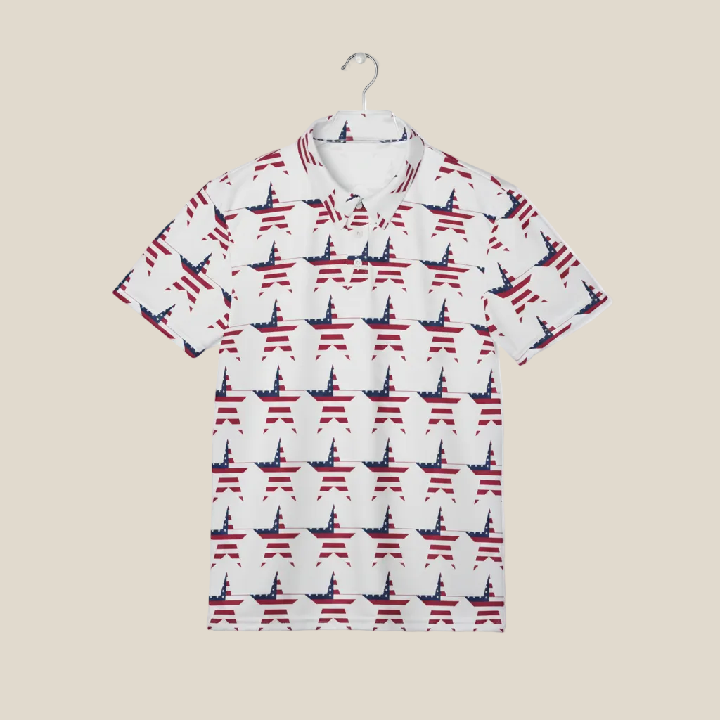 Star Spangled Unisex Polo Shirt