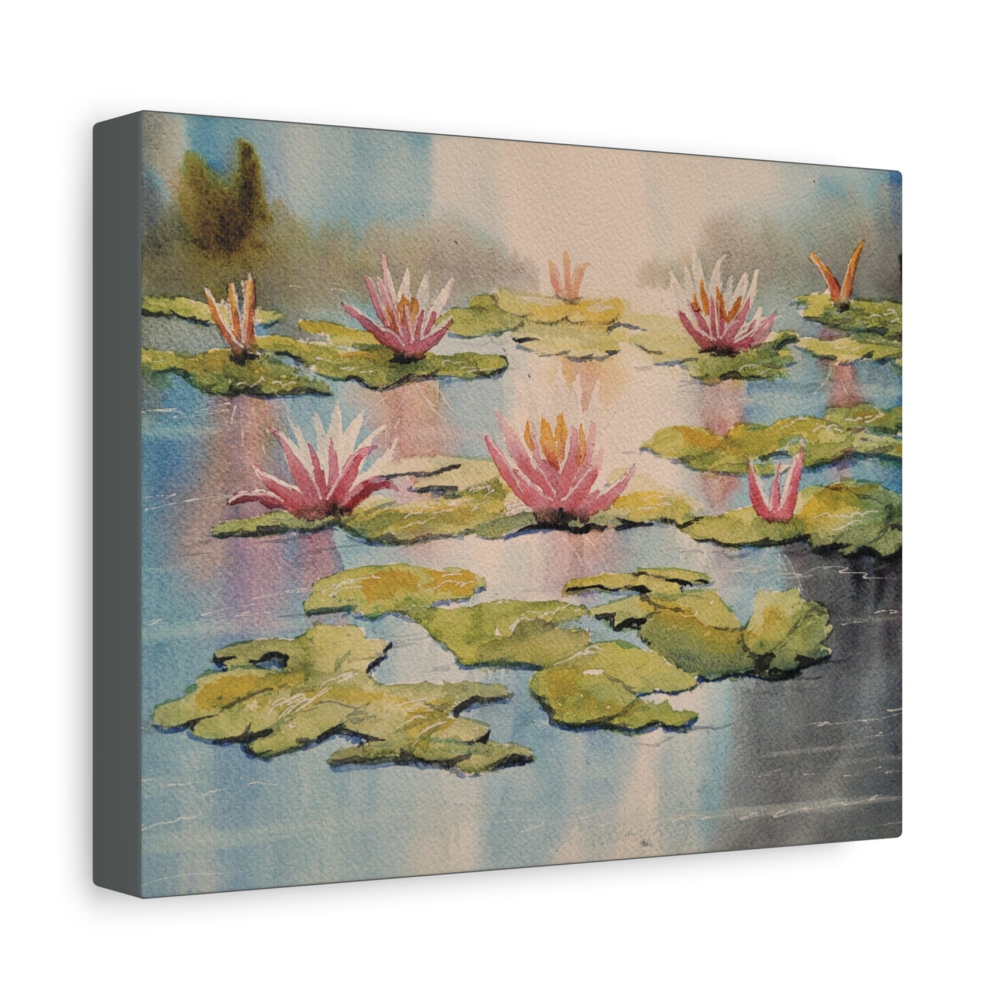 Meet Me at Falling Star Pond Matte Canvas, Stretched, 1.25". Available in sizes 10” x 8”-20” x 16”