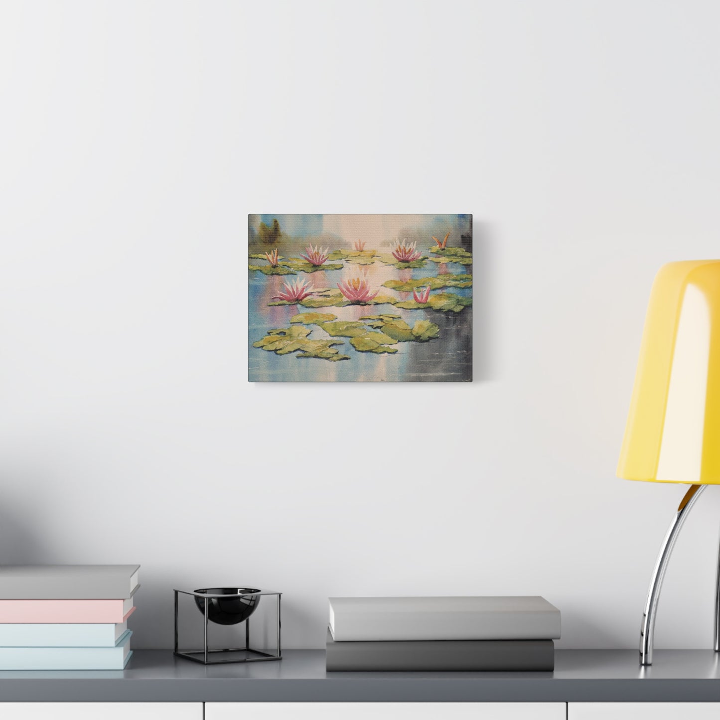 Meet Me at Falling Star Pond Matte Canvas, Stretched, 1.25". Available in sizes 10” x 8”-20” x 16”