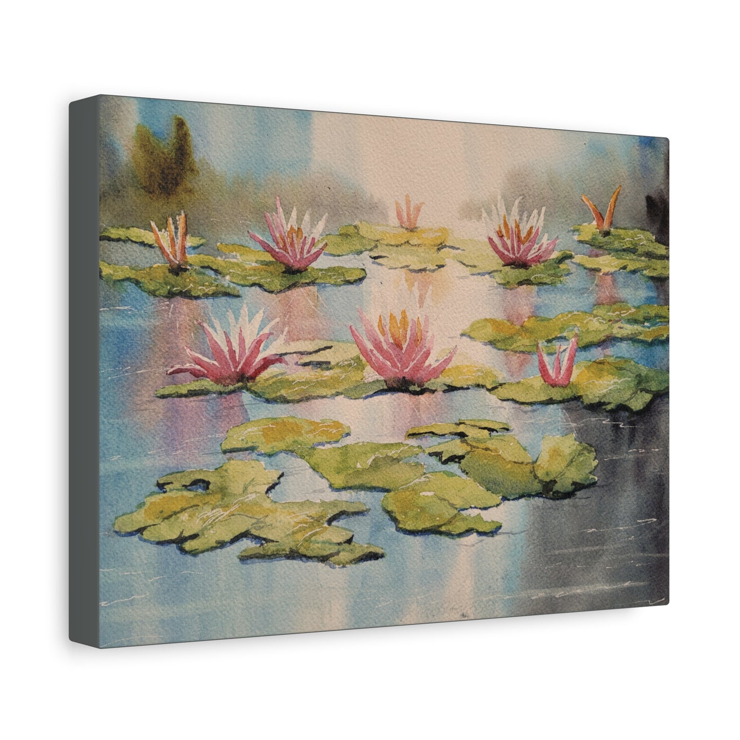 Meet Me at Falling Star Pond Matte Canvas, Stretched, 1.25". Available in sizes 10” x 8”-20” x 16”
