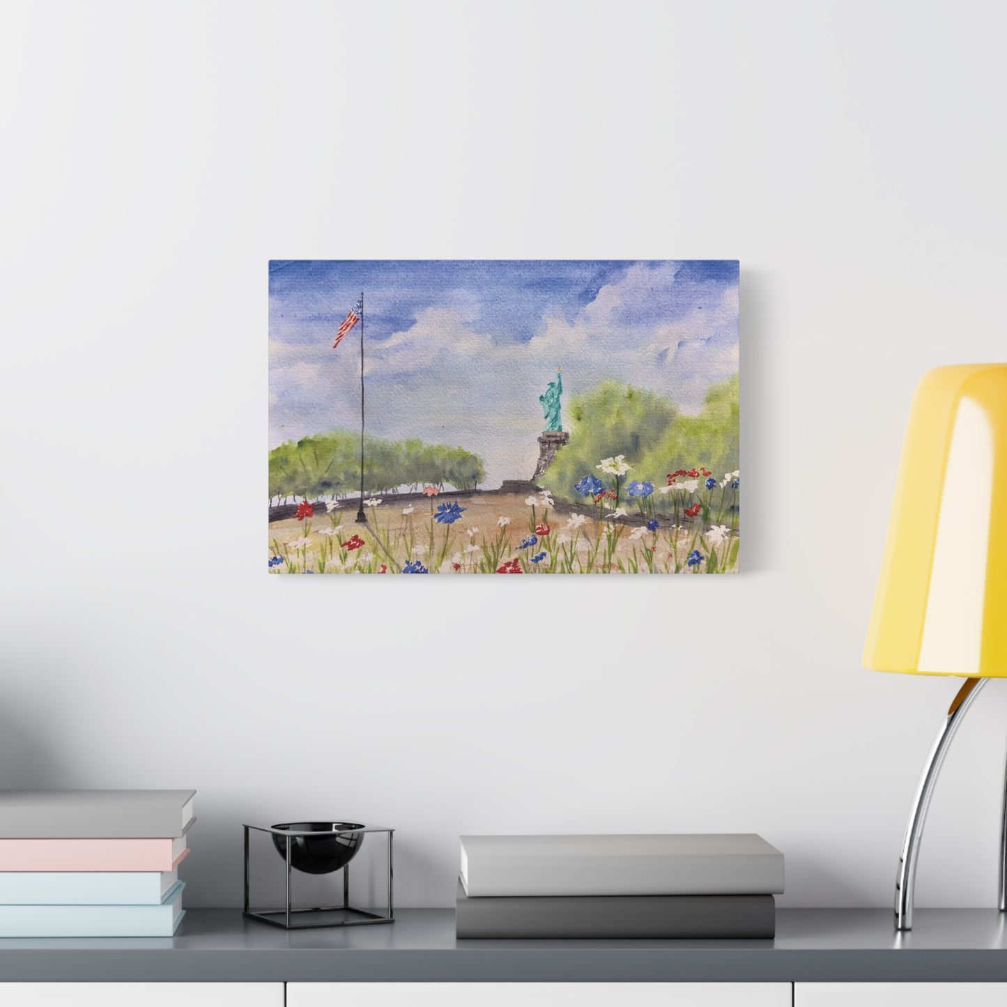 Looking for Liberty Matte Canvas, Stretched, 1.25"