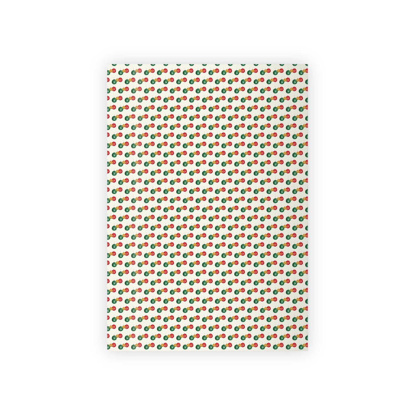 Baubles Gift Wrapping Paper Rolls, 1pc. Available in sizes from 28” x 39”-28” x 79”