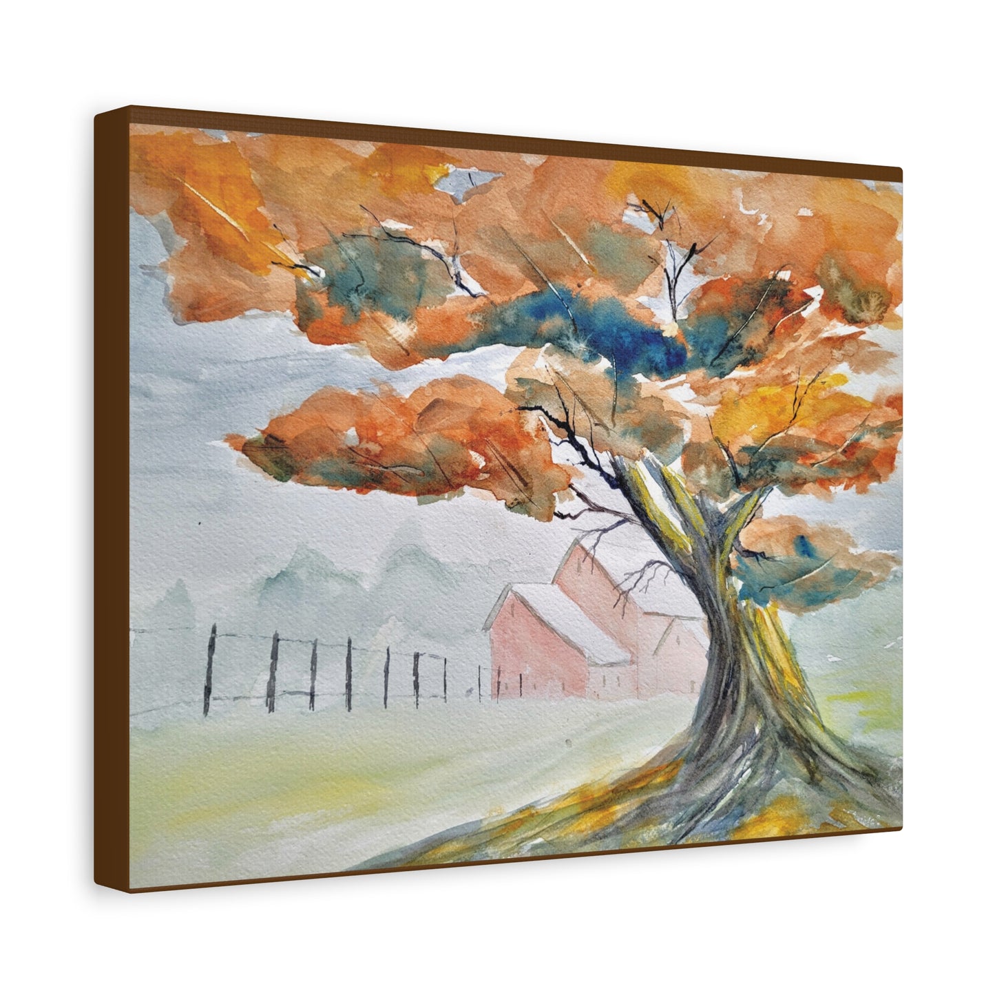 Autumn Oak Matte Canvas, Stretched, 1.25". Available in sizes 10” x 8”-20” x 16”