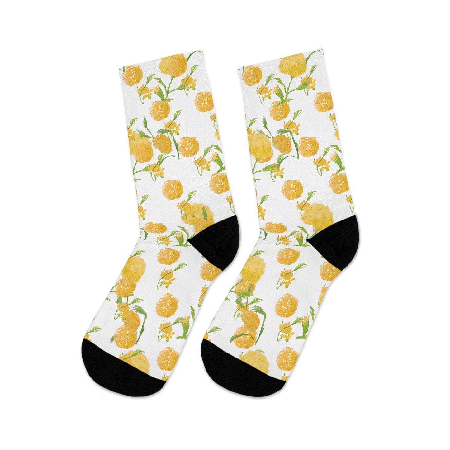 Mellow Marigolds Recycled Poly Socks