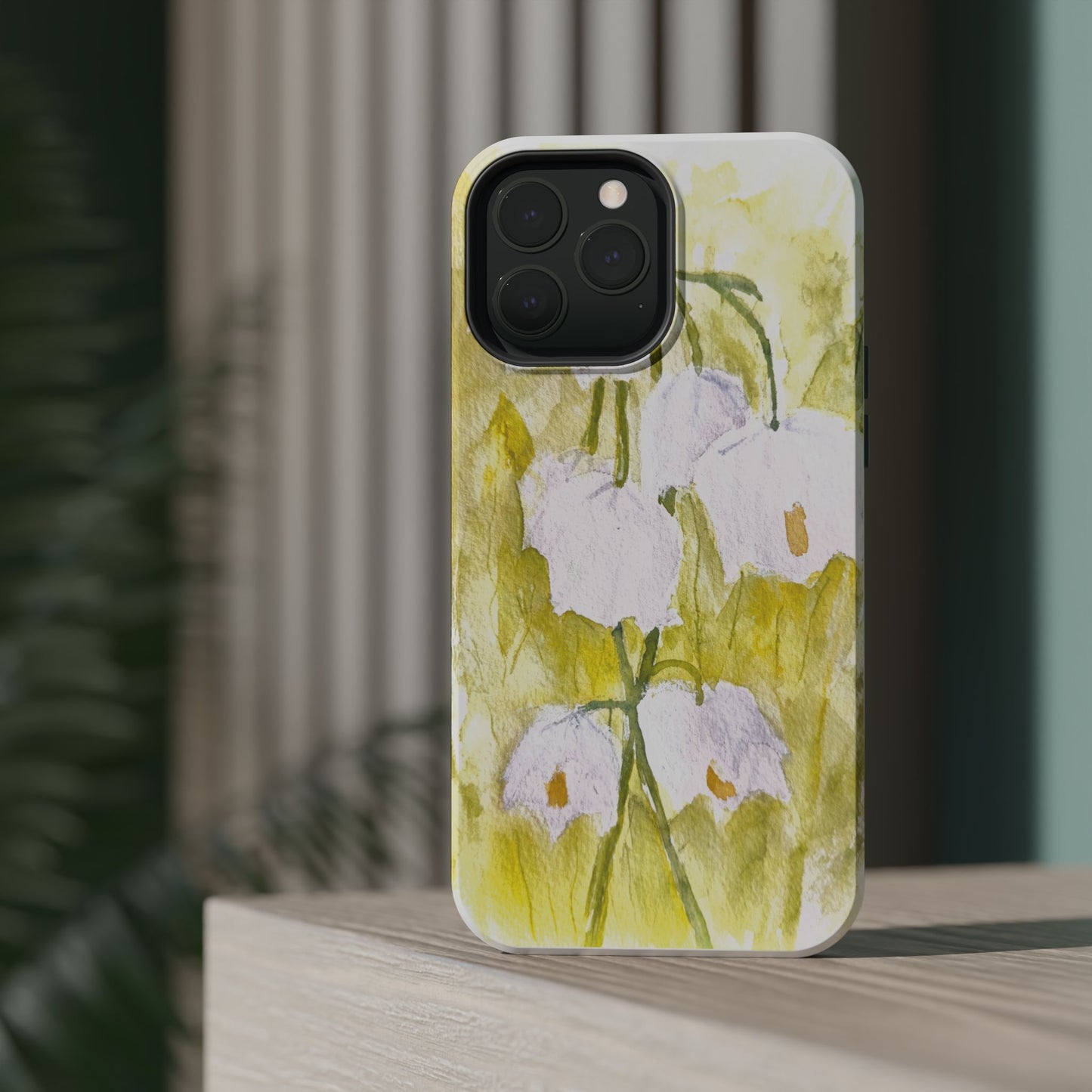 Lily in Repose Magnetic Tough Case. Available for Assorted iPhone Models