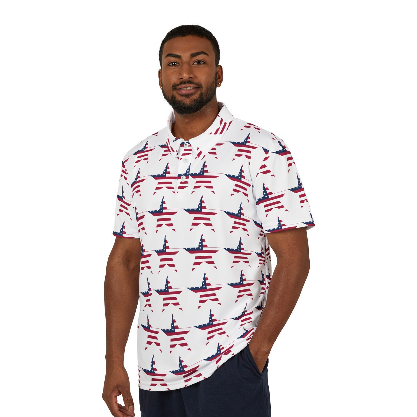 Star Spangled Unisex Polo Shirt