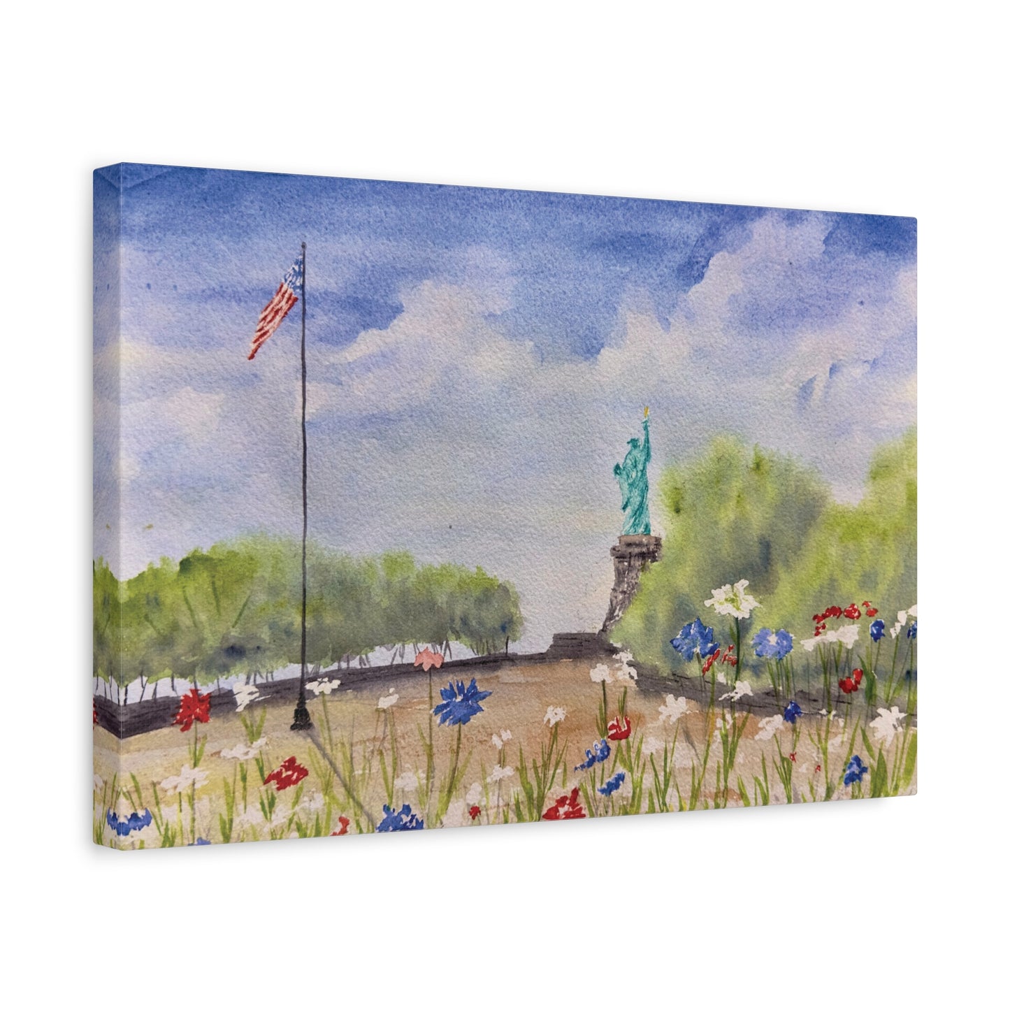 Looking for Liberty Matte Canvas, Stretched, 1.25"