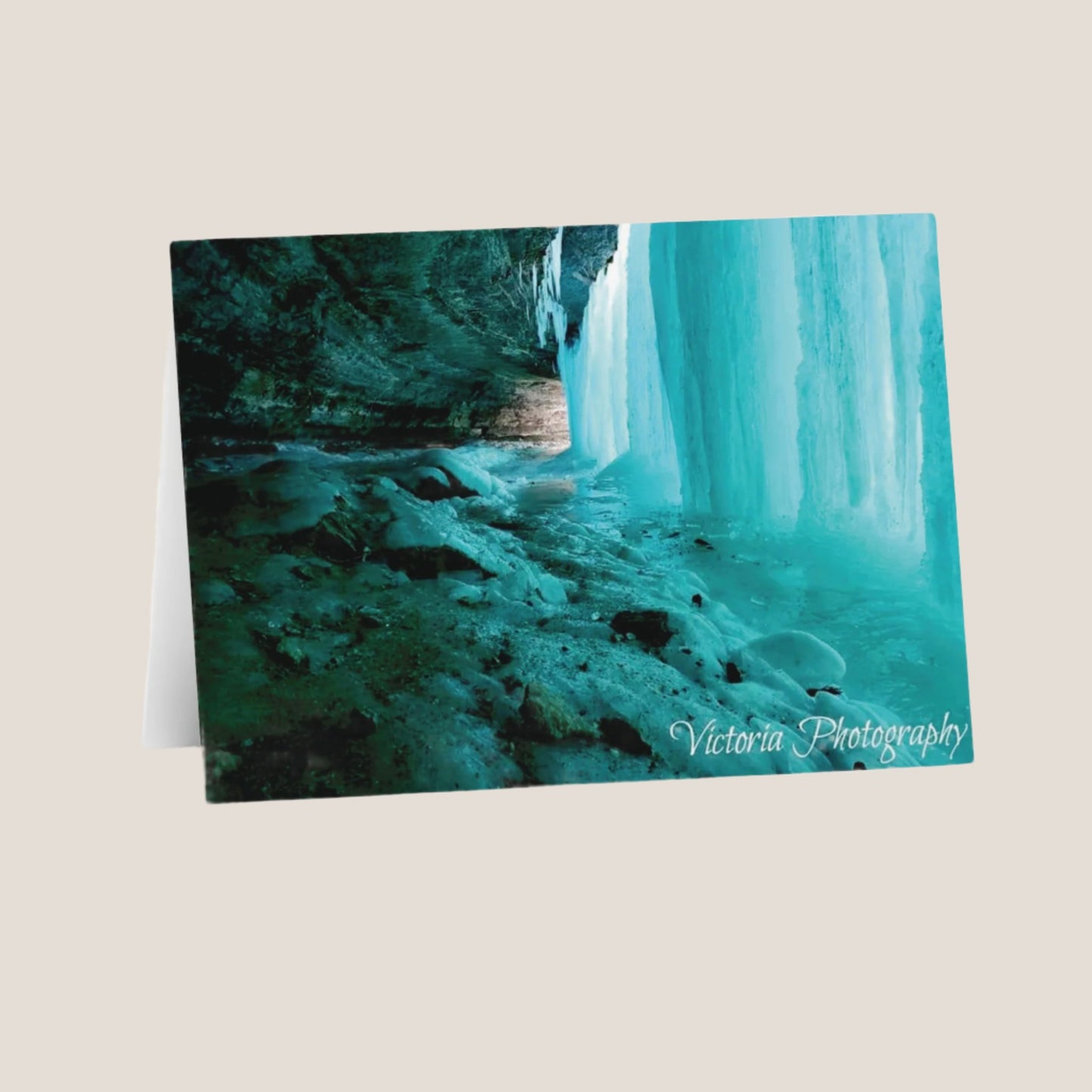 Falling into Blue Greeting Cards (5 Pack)