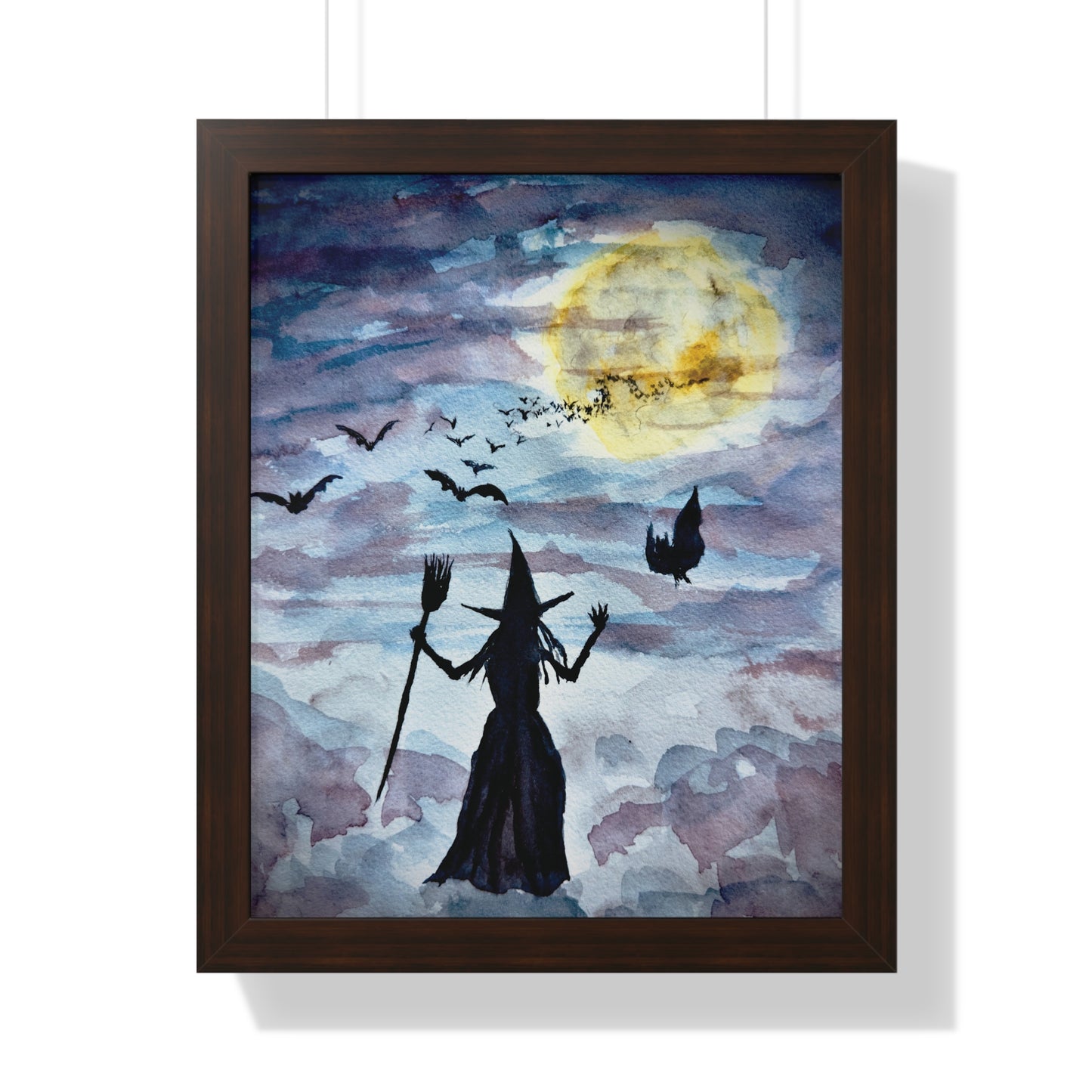 Be Witching Framed Vertical Poster. Available in sizes 11” x 14”-20” x 30”