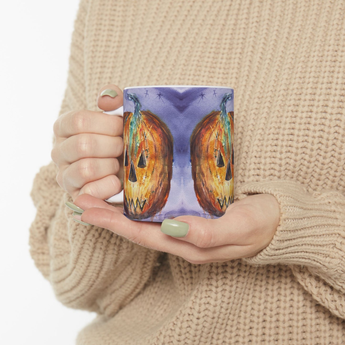 Playfully Spooky Ceramic Mug, (11oz, 15oz)