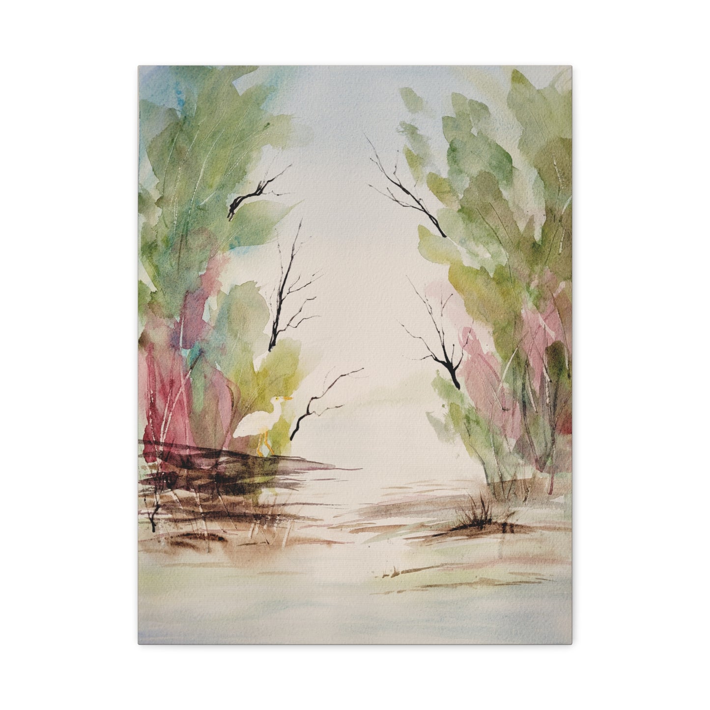 Rendering the Light Matte Canvas, Stretched, 1.25". Available in sizes 8” x 10”-18” x 24”