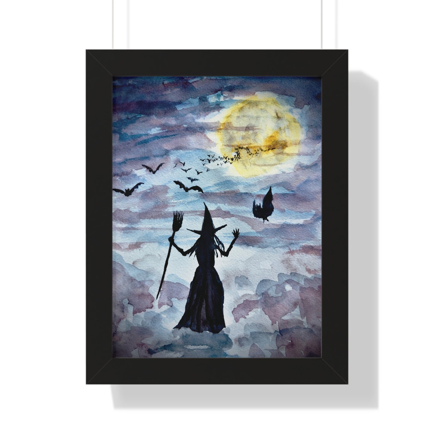 Be Witching Framed Vertical Poster. Available in sizes 11” x 14”-20” x 30”