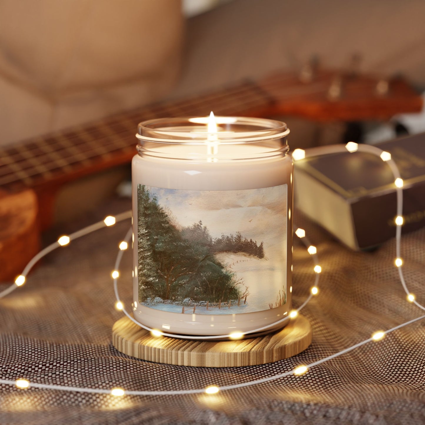 Eco-Friendly Soy Candle (9 oz.), Featuring Cedar Reverie. Multiple Scents Available