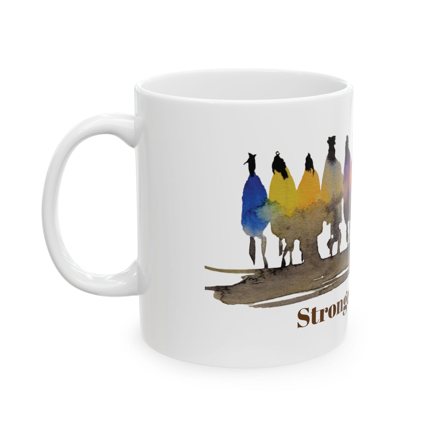 Stronger Together Ceramic Mug, (11oz, 15oz)