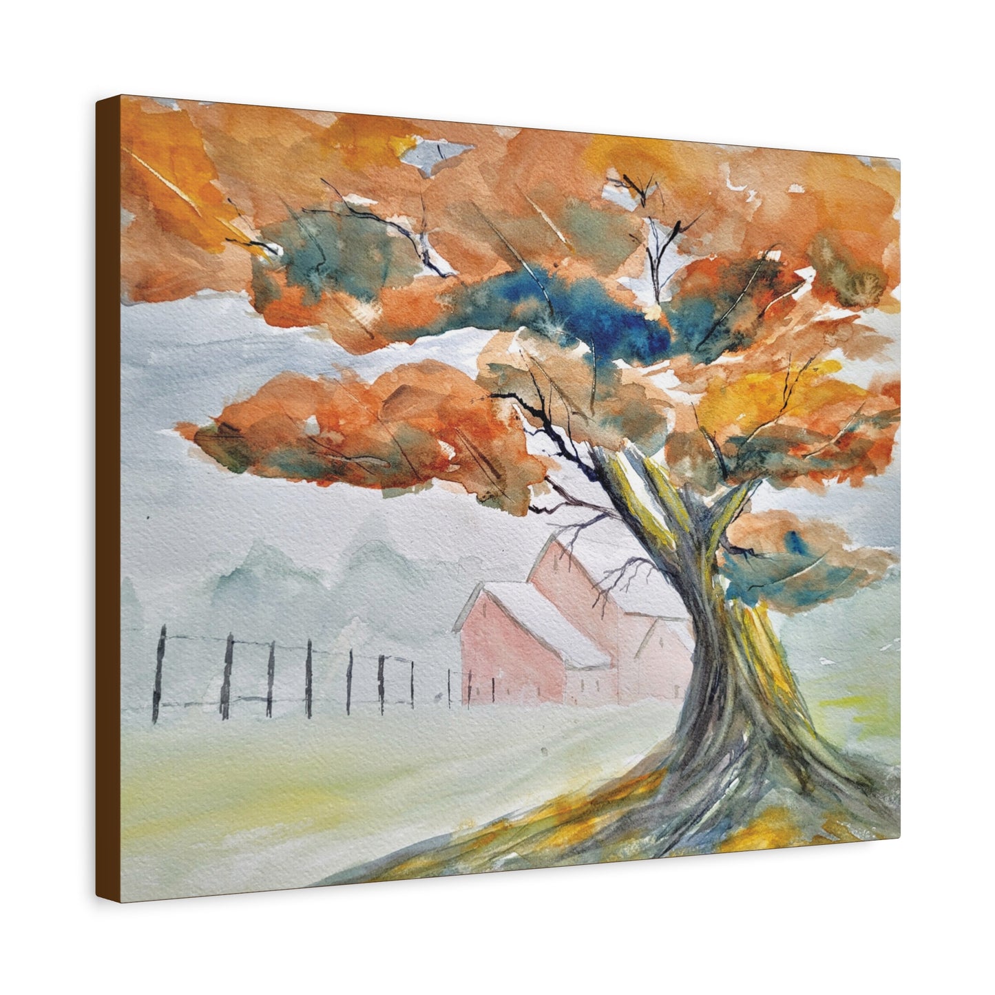 Autumn Oak Matte Canvas, Stretched, 1.25". Available in sizes 10” x 8”-20” x 16”