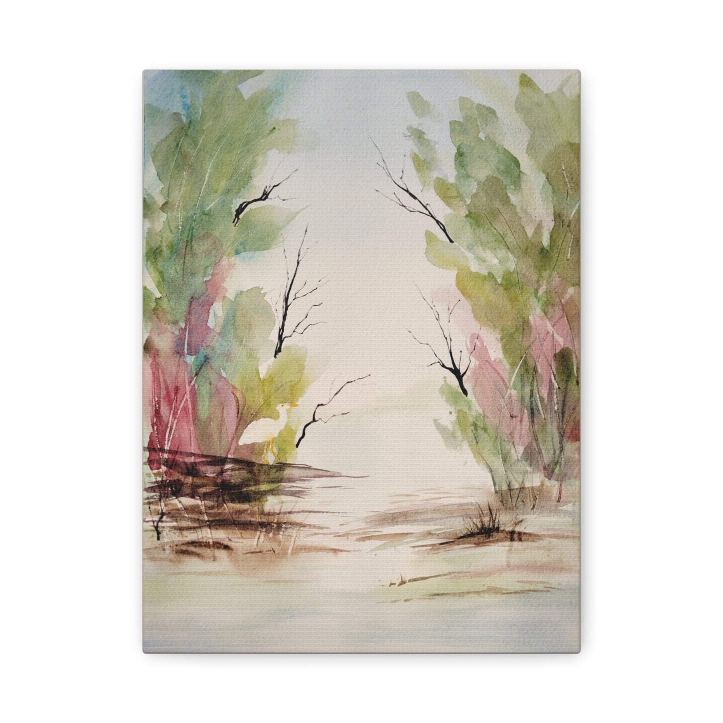 Rendering the Light Matte Canvas, Stretched, 1.25". Available in sizes 8” x 10”-18” x 24”