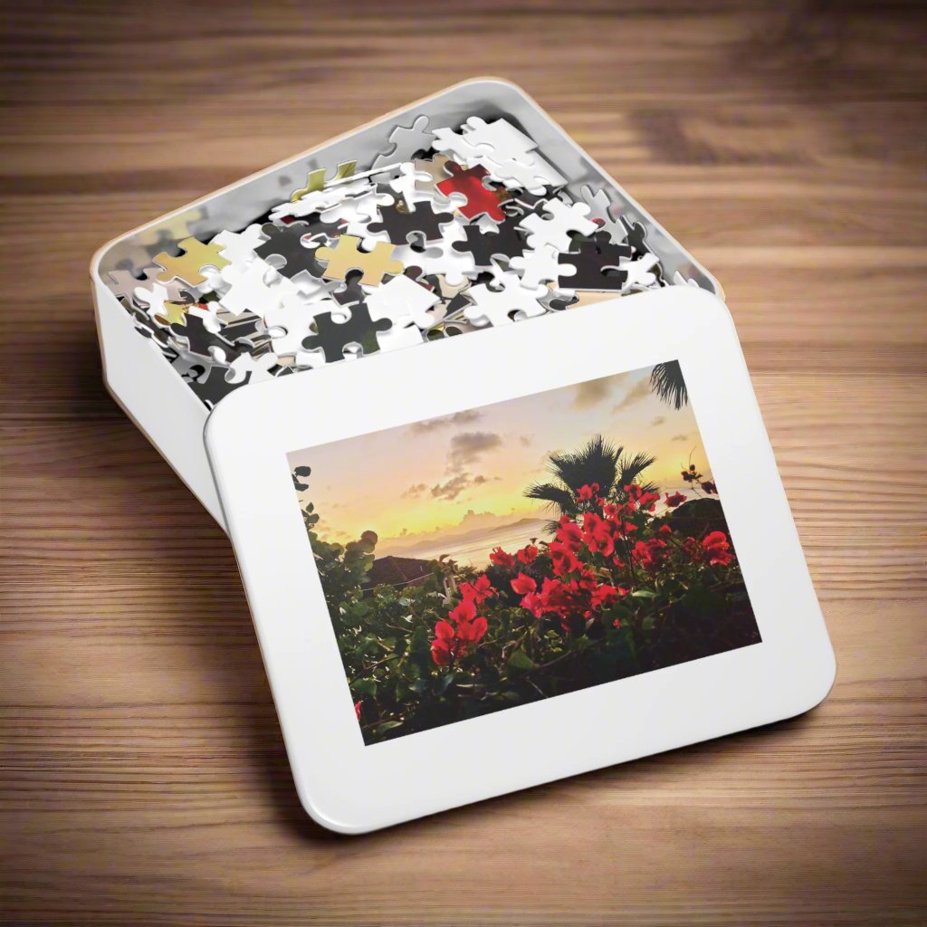 Island Sunset Jigsaw Puzzle (110 and 252-Piece)
