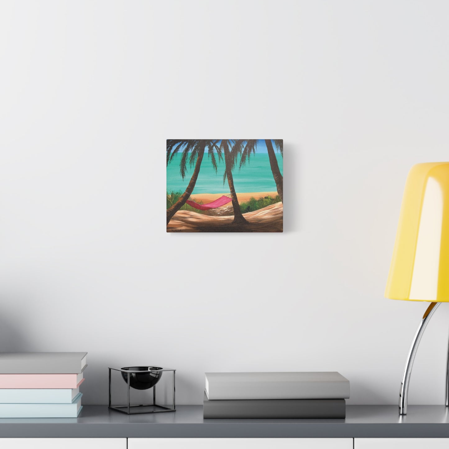 Hawaii Beach Hammock Matte Canvas, Stretched, 1.25". Available in sizes from 10” x 8”-18” x 12”