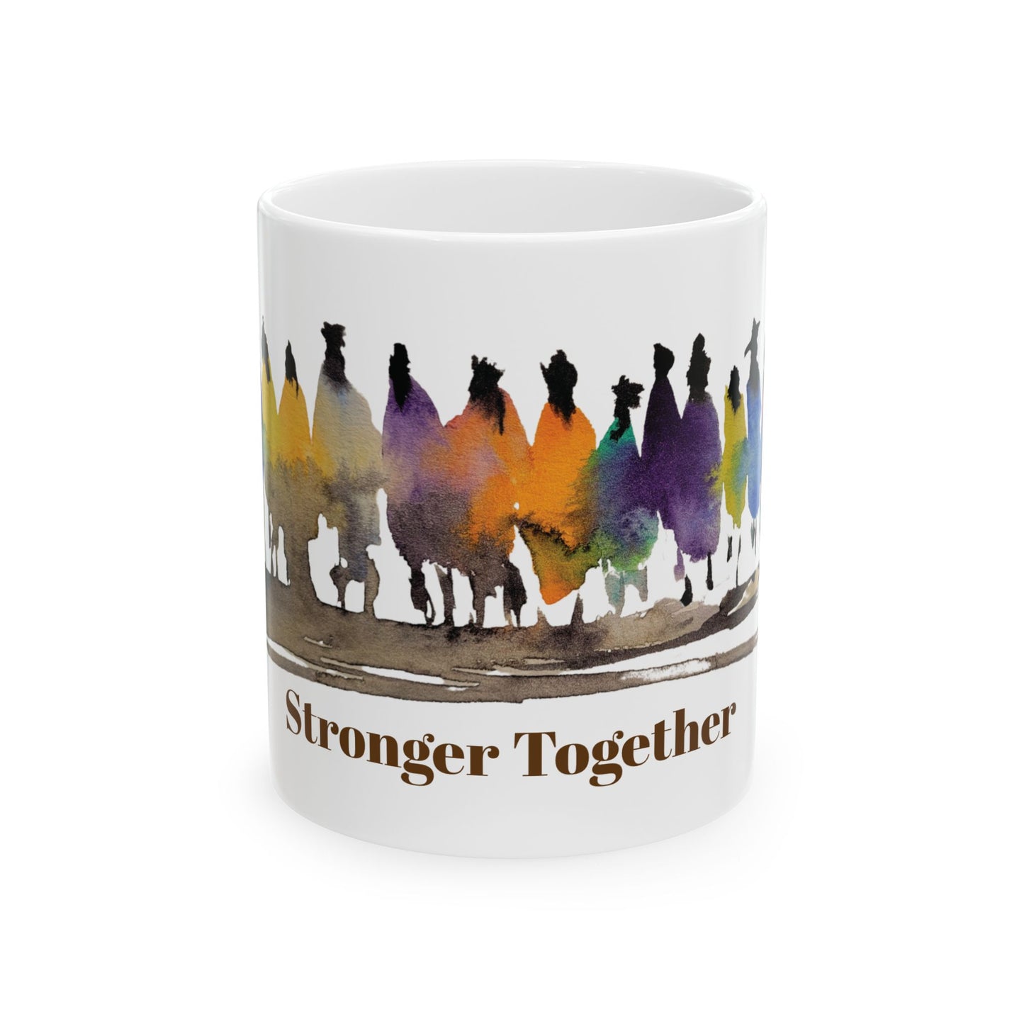 Stronger Together Ceramic Mug, (11oz, 15oz)
