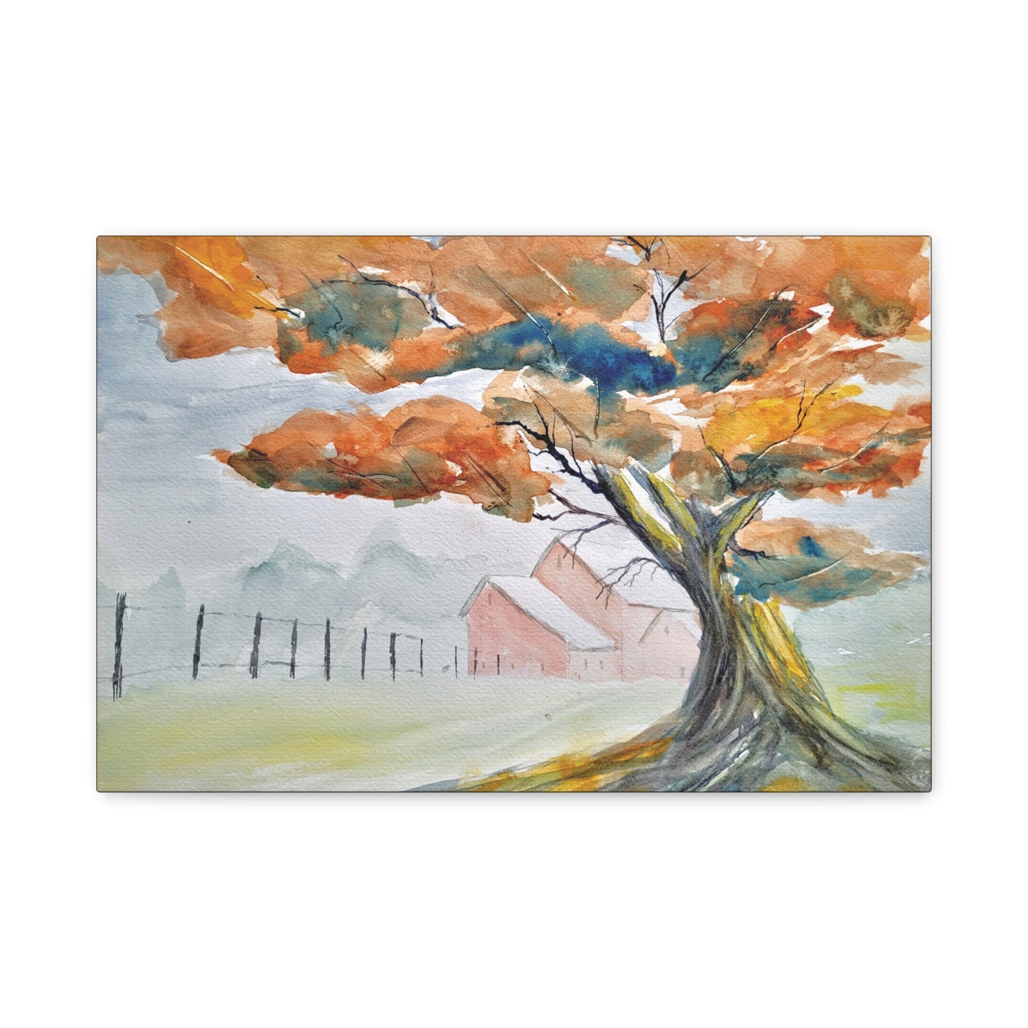 Autumn Oak Matte Canvas, Stretched, 1.25". Available in sizes 10” x 8”-20” x 16”