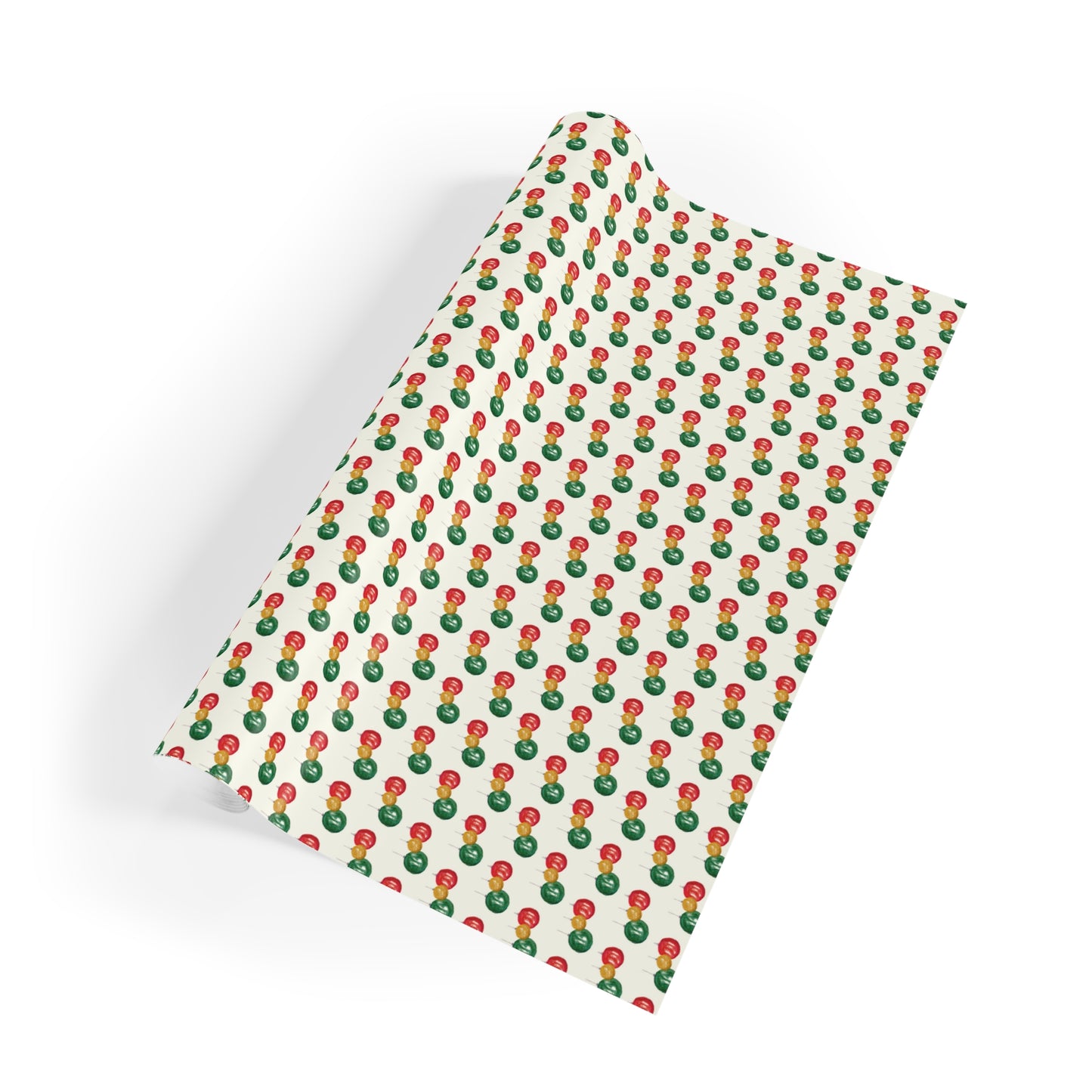 Baubles Gift Wrapping Paper Rolls, 1pc. Available in sizes from 28” x 39”-28” x 79”