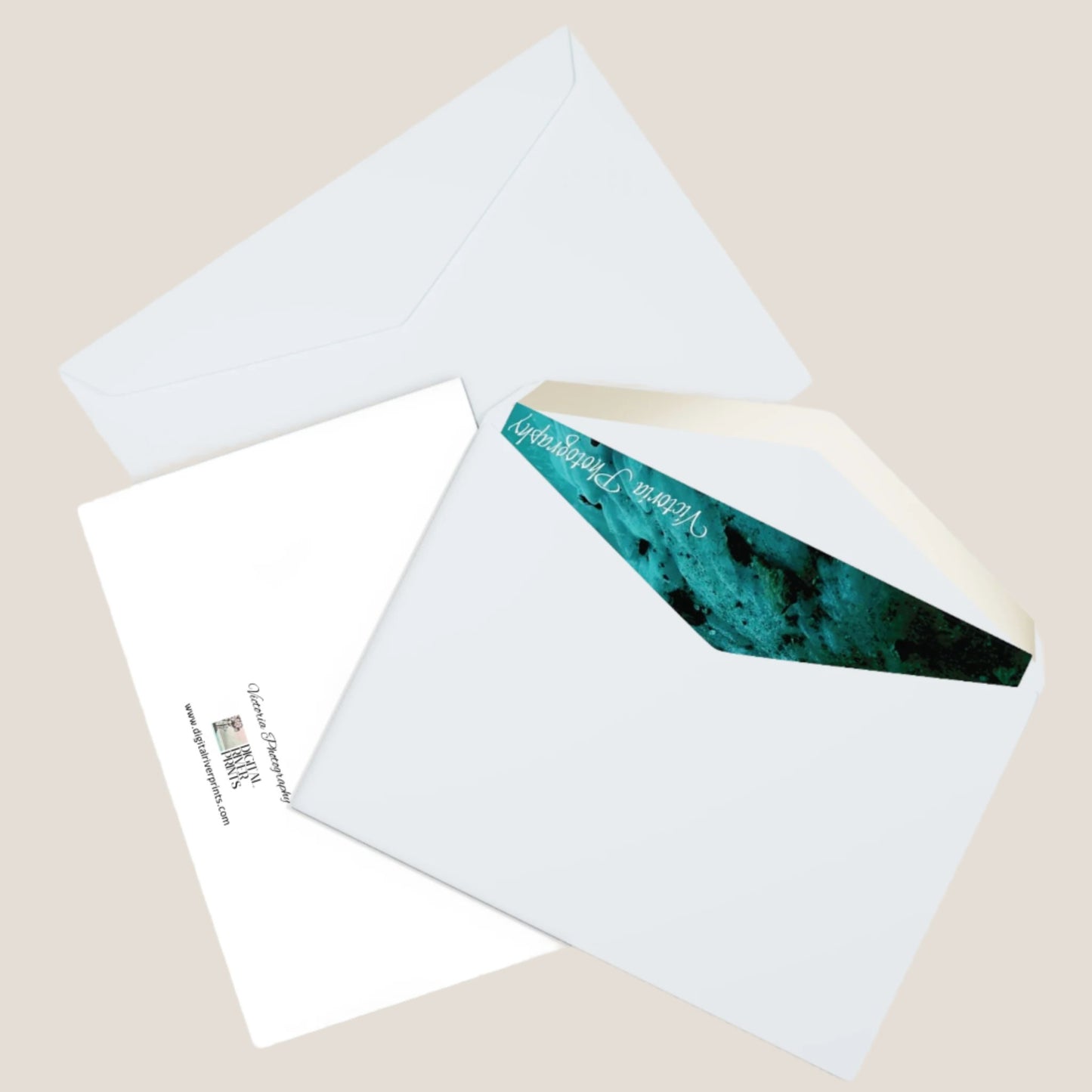 Falling into Blue Greeting Cards (5 Pack)