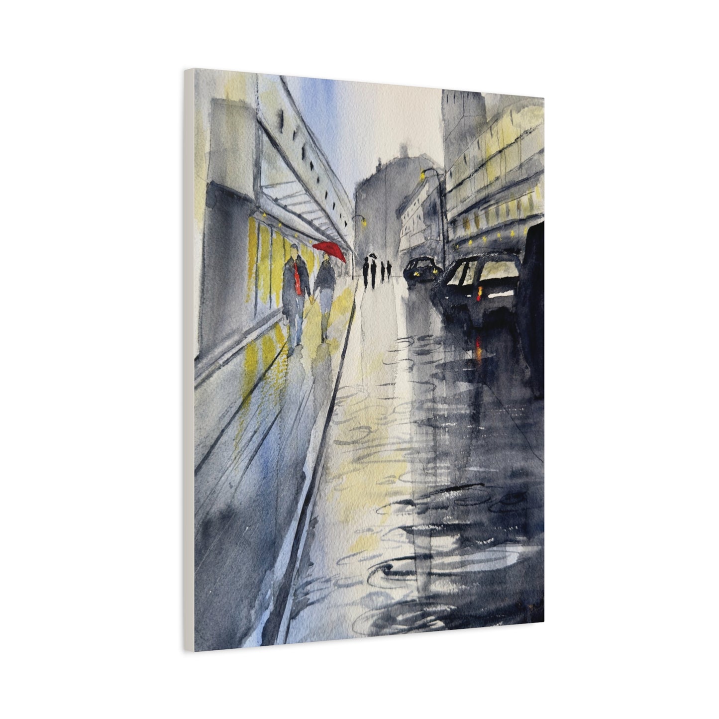 Rainy Day Romance Matte Canvas, Stretched, 1.25". Available in sizes from 8" x 10"-24" x 32"