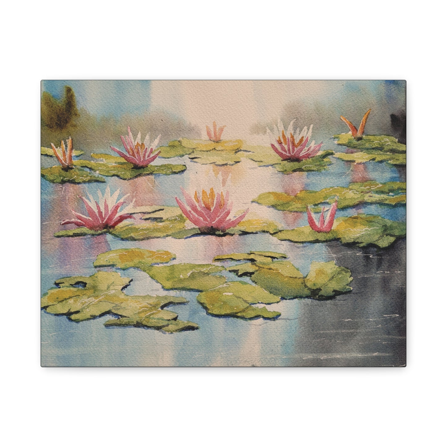 Meet Me at Falling Star Pond Matte Canvas, Stretched, 1.25". Available in sizes 10” x 8”-20” x 16”