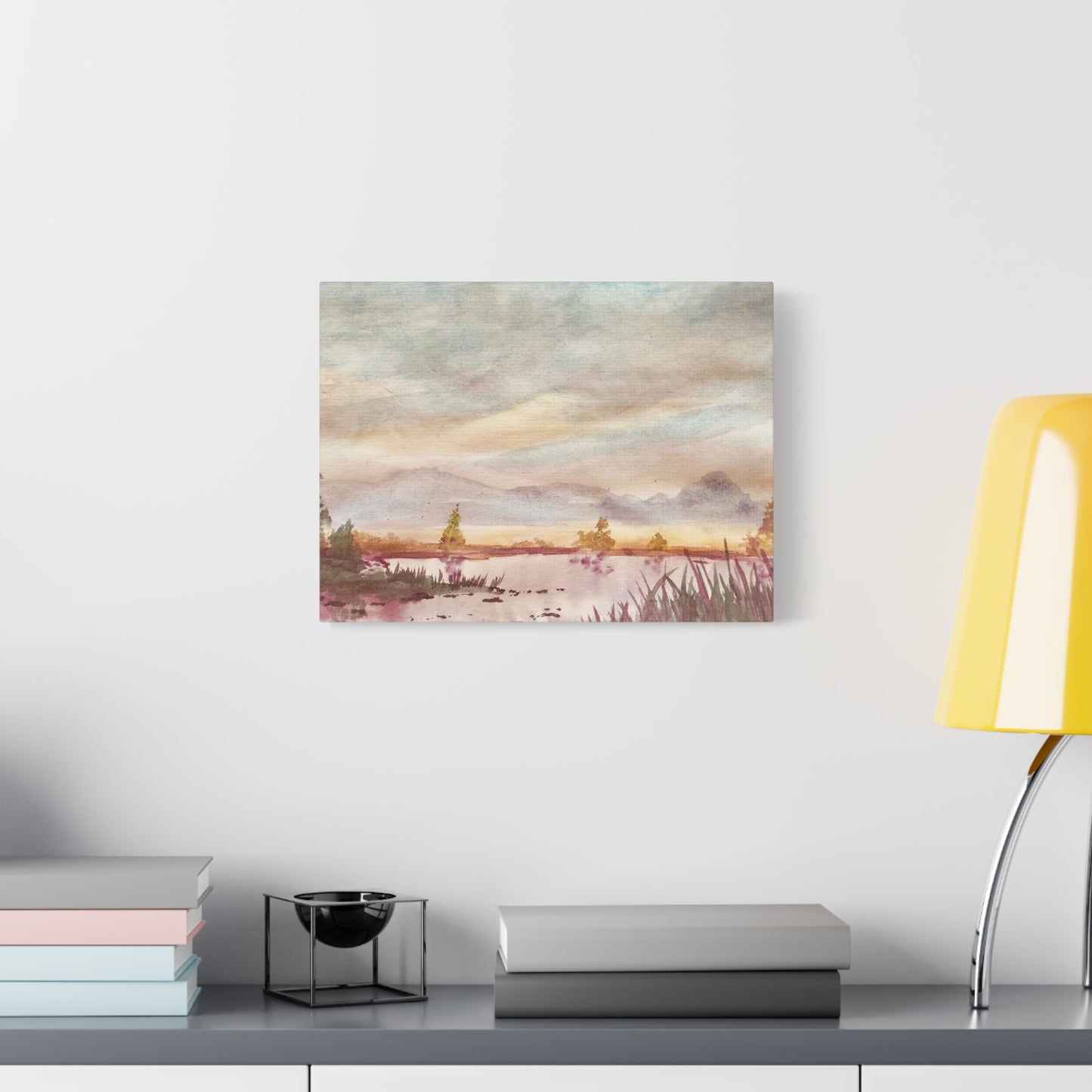 Morning Meditation Matte Canvas, Stretched, 1.25". Available in sizes from 10” x 8”-18” x 12”
