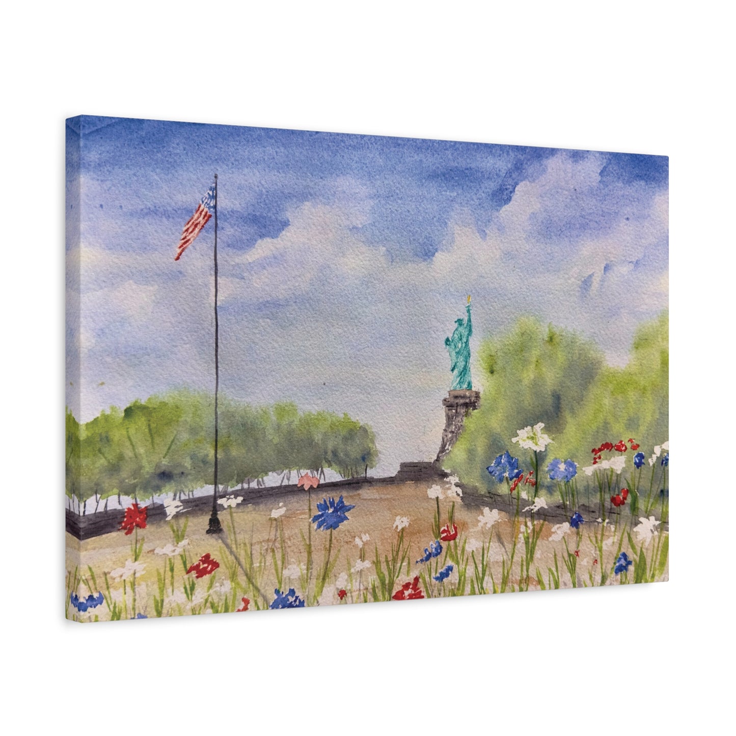 Looking for Liberty Matte Canvas, Stretched, 1.25"