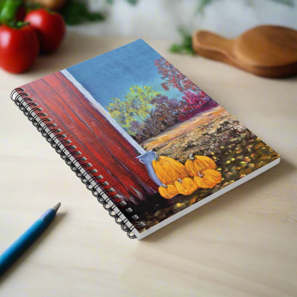 Fall Gathering Spiral Notebook - Ruled Line
