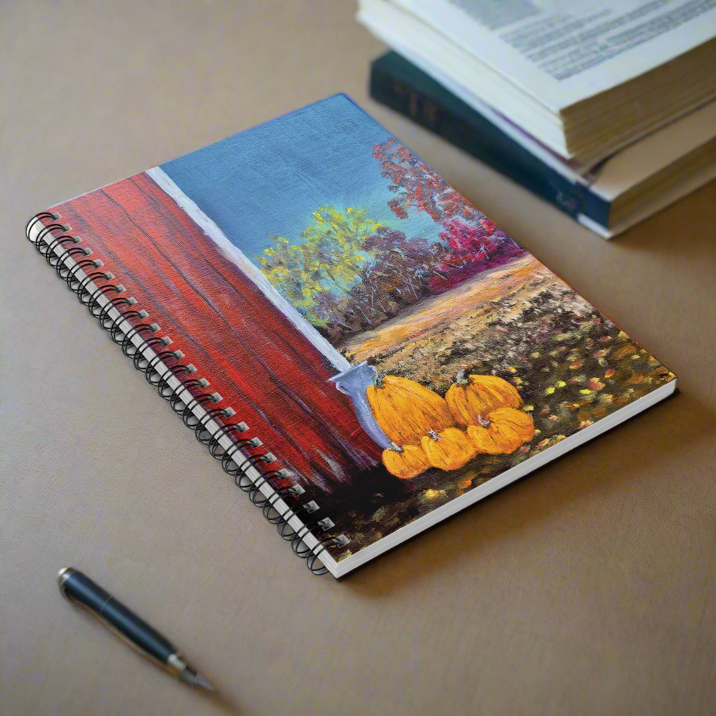 Fall Gathering Spiral Notebook - Ruled Line