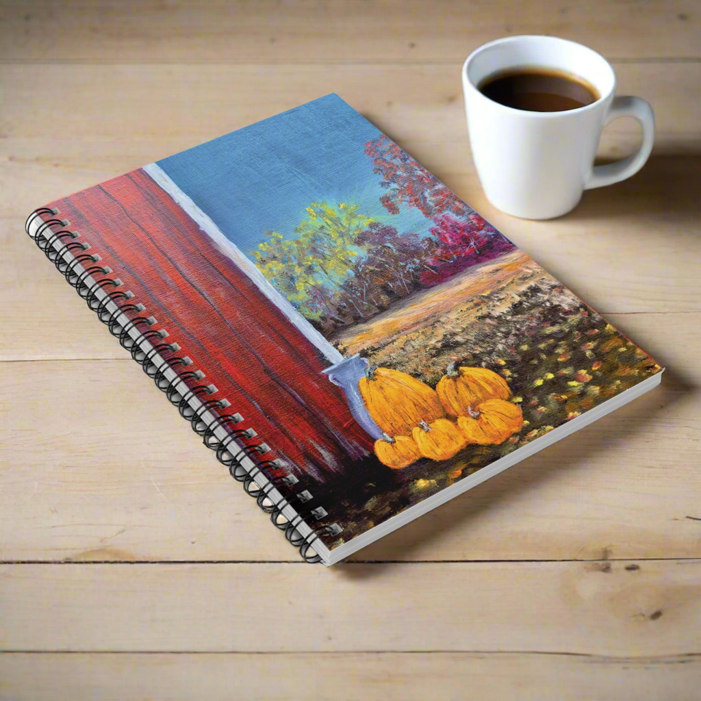 Fall Gathering Spiral Notebook - Ruled Line