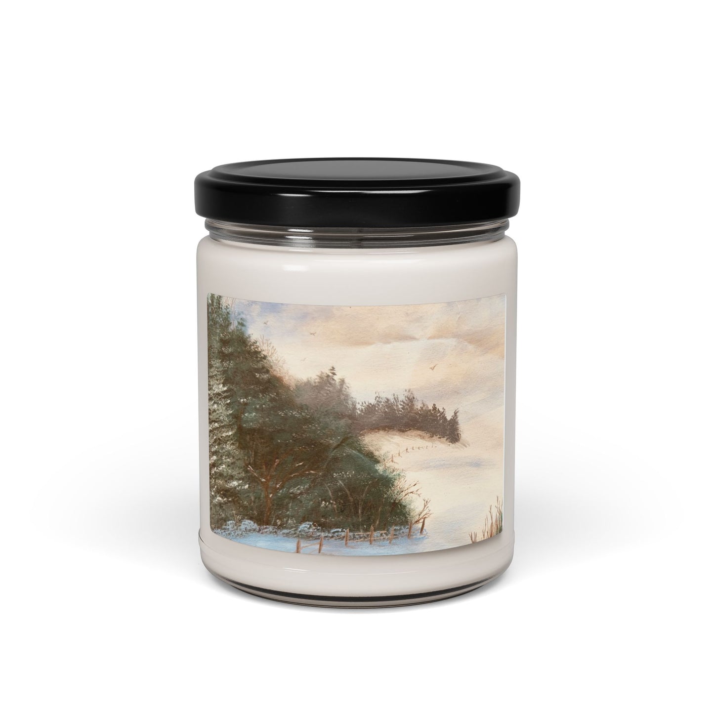 Eco-Friendly Soy Candle (9 oz.), Featuring Cedar Reverie. Multiple Scents Available