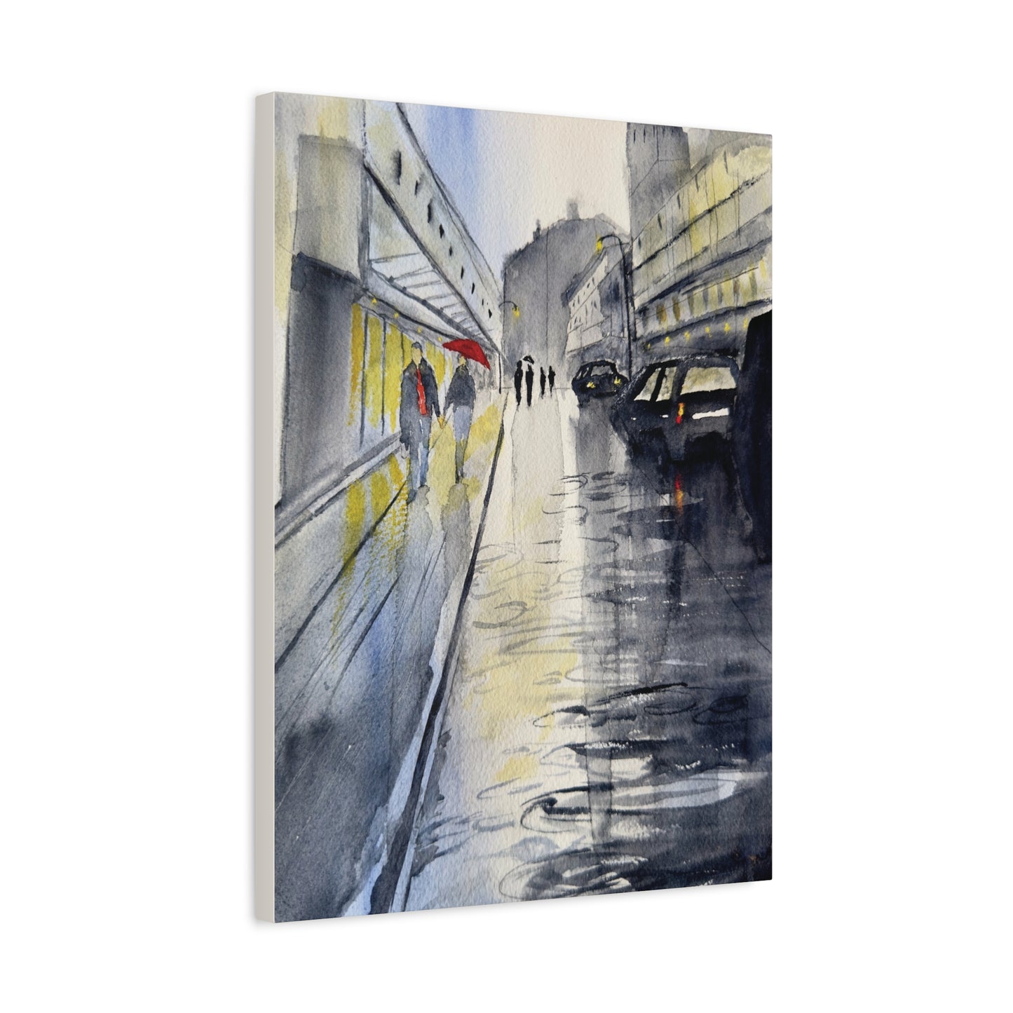 Rainy Day Romance Matte Canvas, Stretched, 1.25". Available in sizes from 8" x 10"-24" x 32"