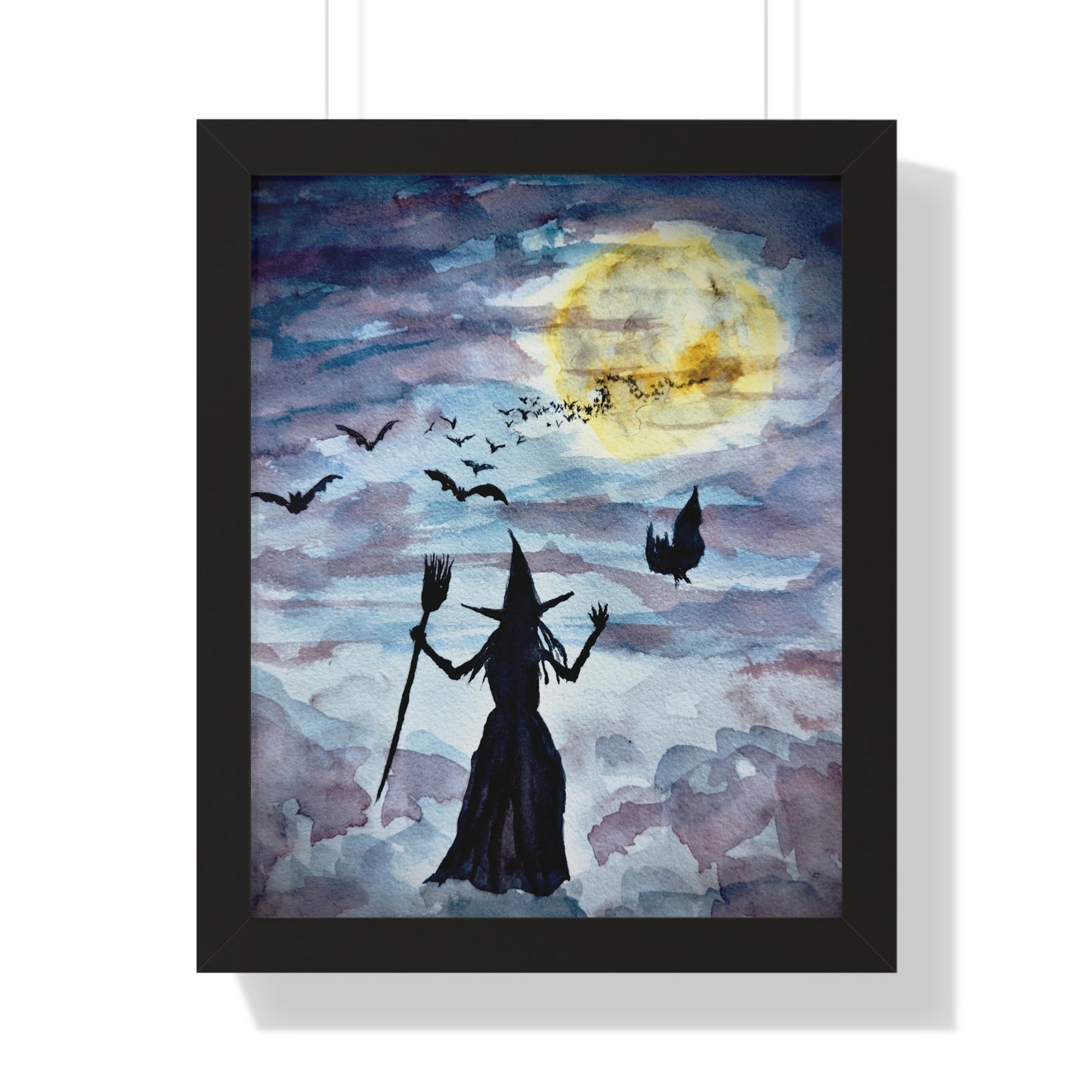 Be Witching Framed Vertical Poster. Available in sizes 11” x 14”-20” x 30”