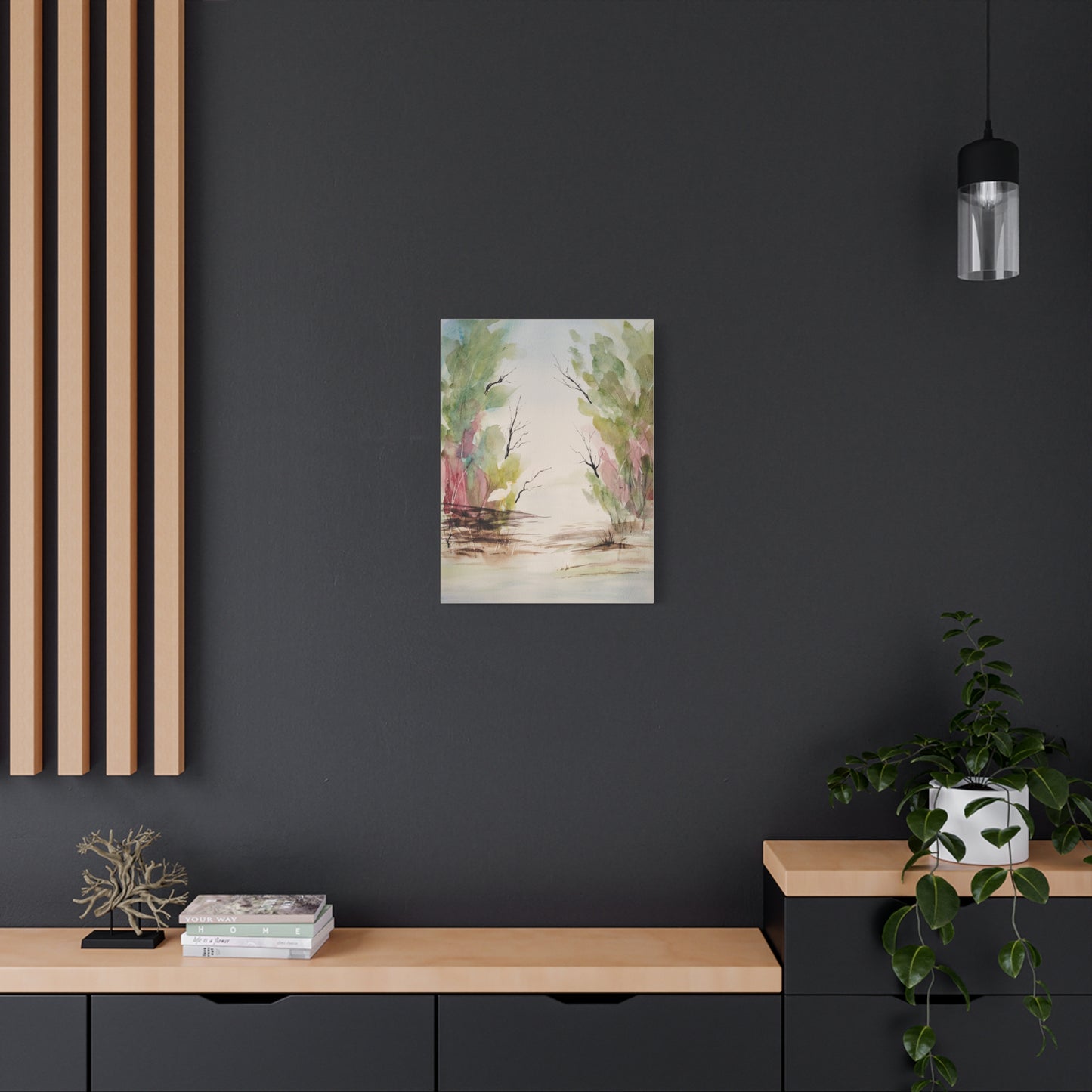 Rendering the Light Matte Canvas, Stretched, 1.25". Available in sizes 8” x 10”-18” x 24”