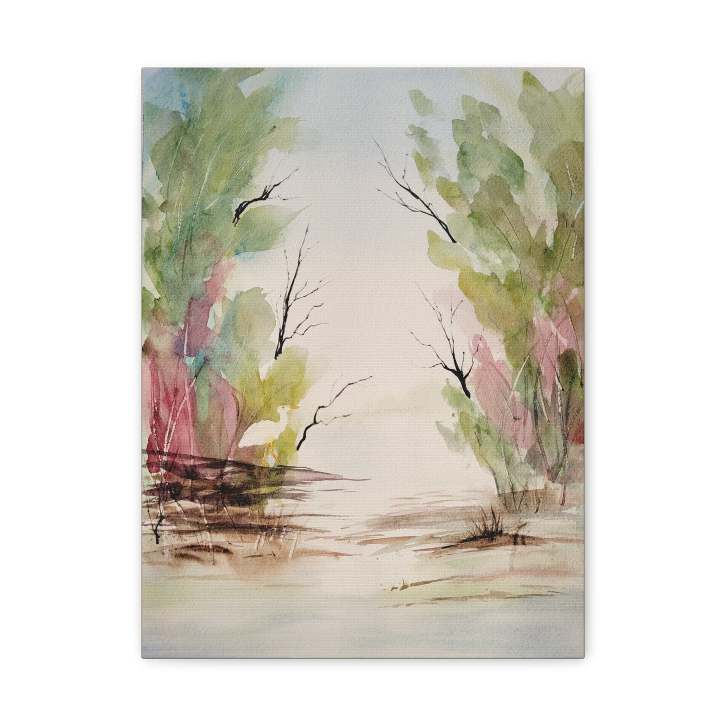Rendering the Light Matte Canvas, Stretched, 1.25". Available in sizes 8” x 10”-18” x 24”
