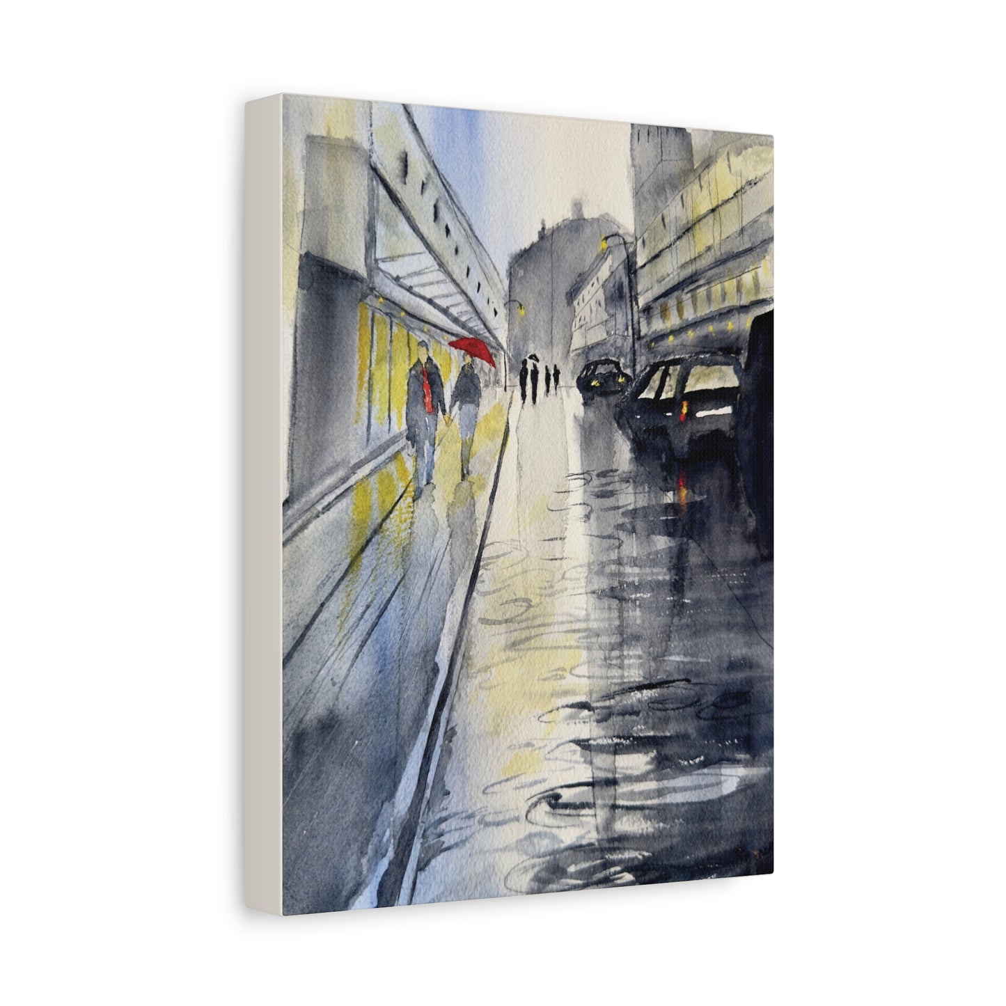 Rainy Day Romance Matte Canvas, Stretched, 1.25". Available in sizes from 8" x 10"-24" x 32"