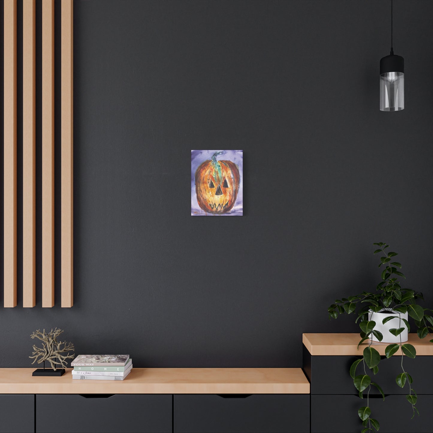 Playfully Spooky Matte Canvas, Stretched, 1.25". Available in sizes 8” x 10”-24”x32”