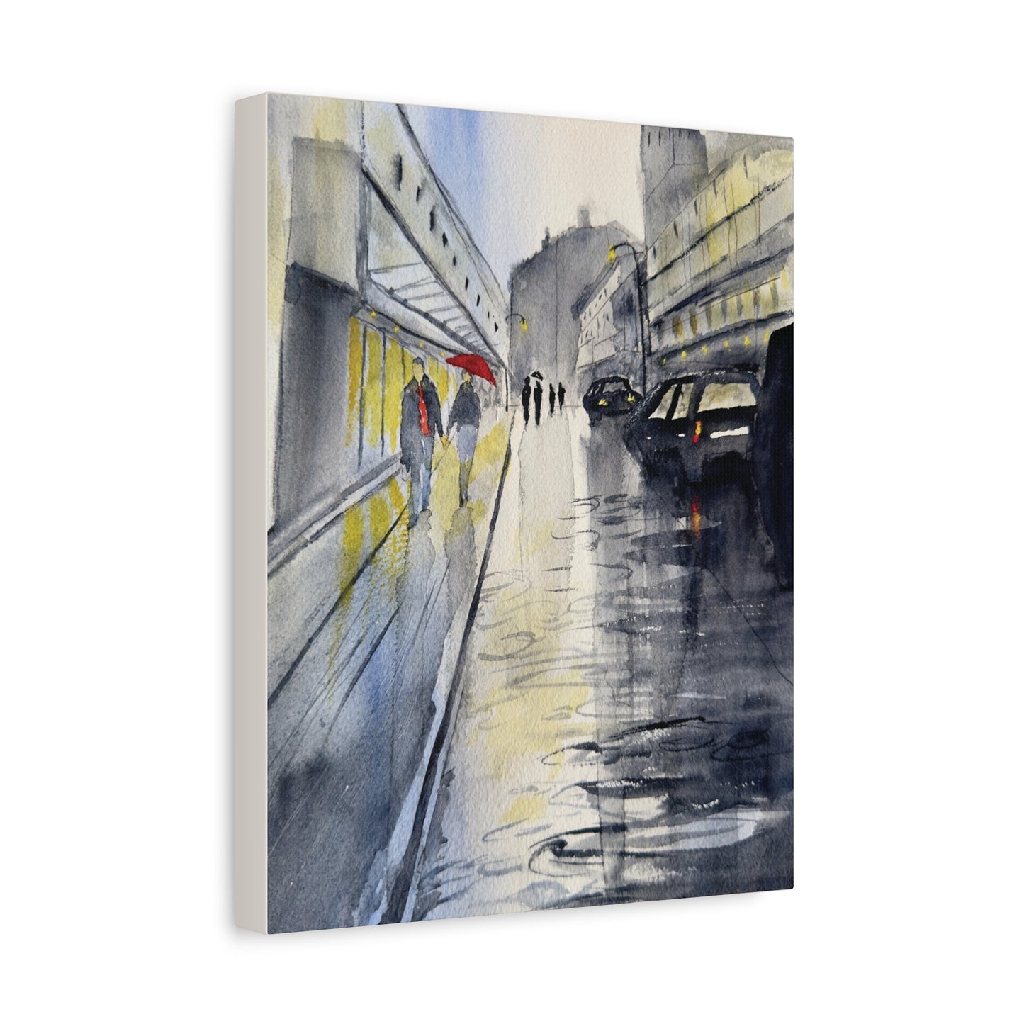 Rainy Day Romance Matte Canvas, Stretched, 1.25". Available in sizes from 8" x 10"-24" x 32"