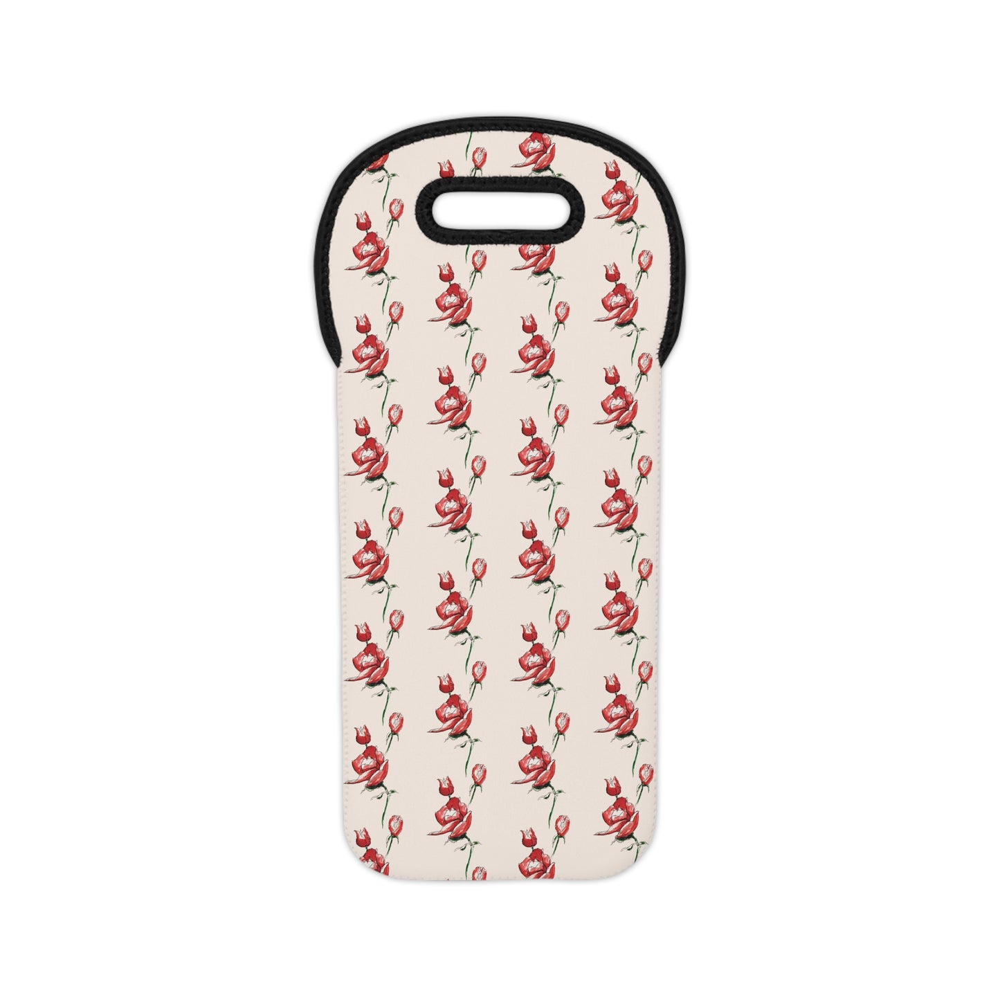 Resounding Roses Wine Tote Bag