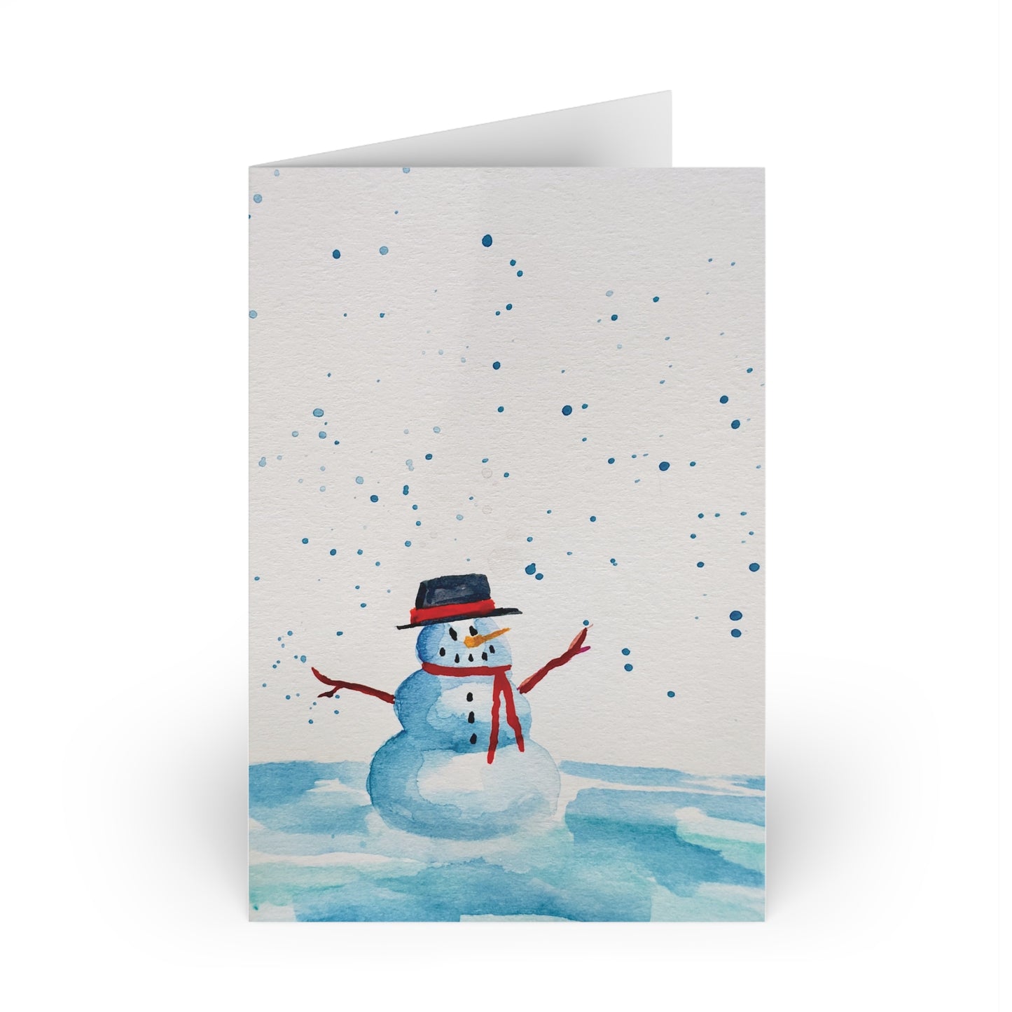 Holiday Snowman Greeting Cards (10-pcs)