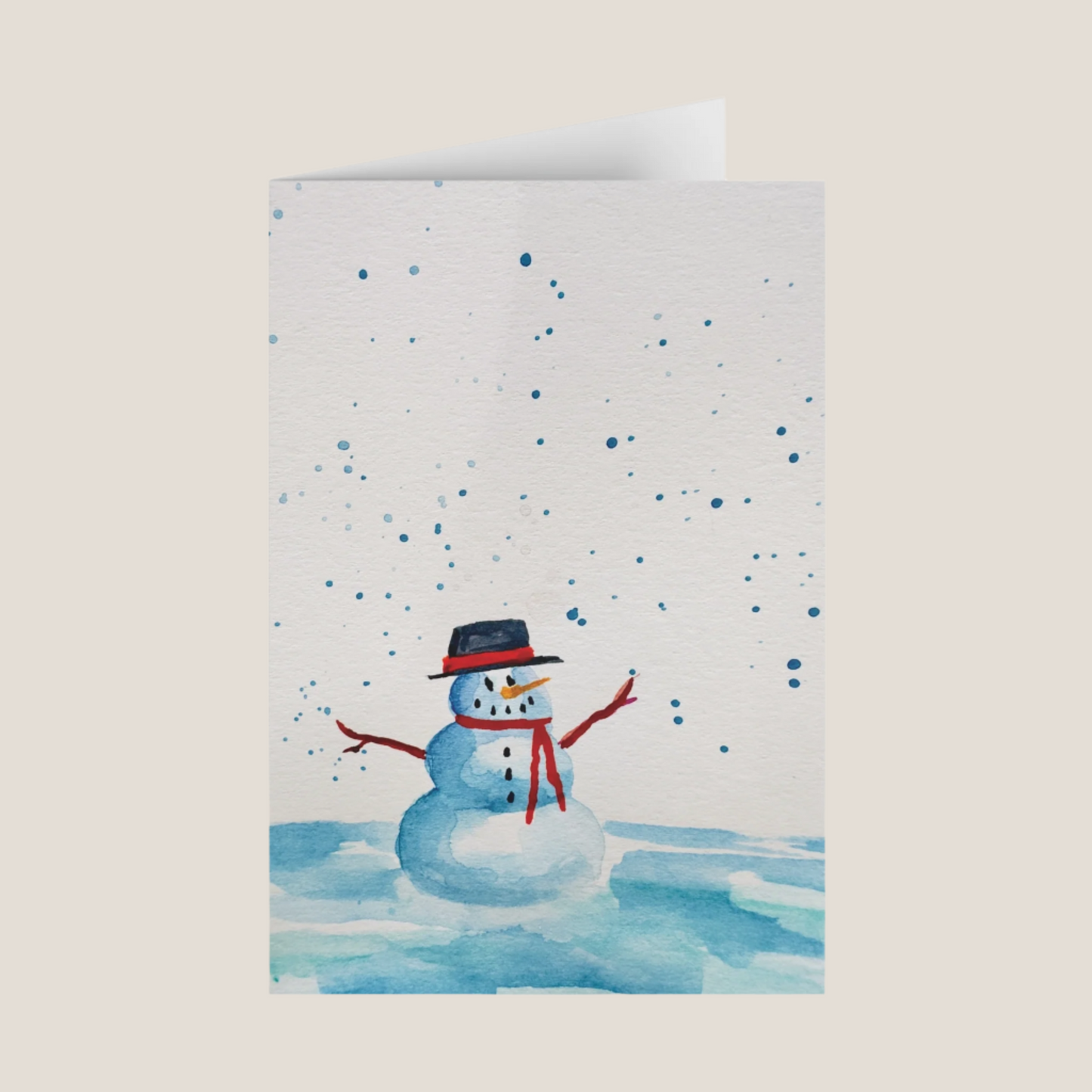 Holiday Snowman Greeting Cards (10-pcs)