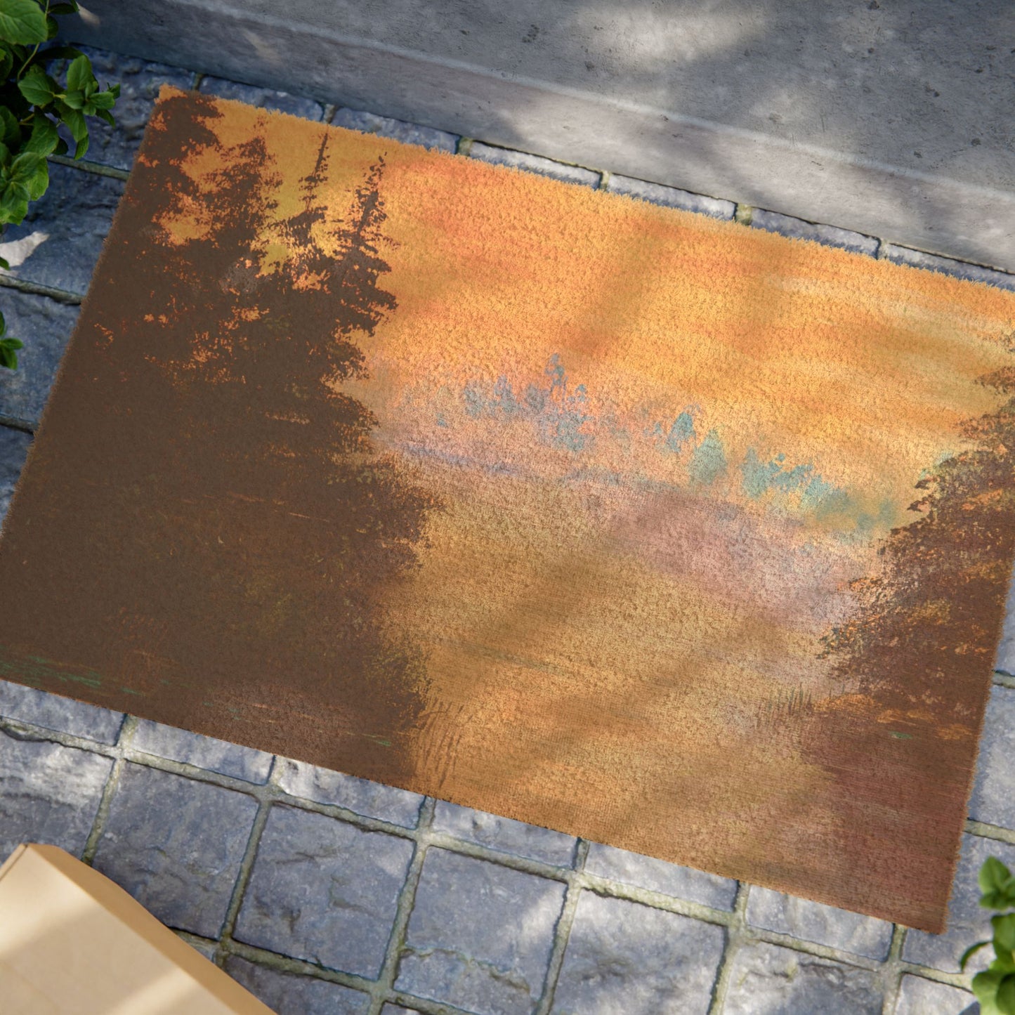 Peaceful Northwoods Coir Doormat