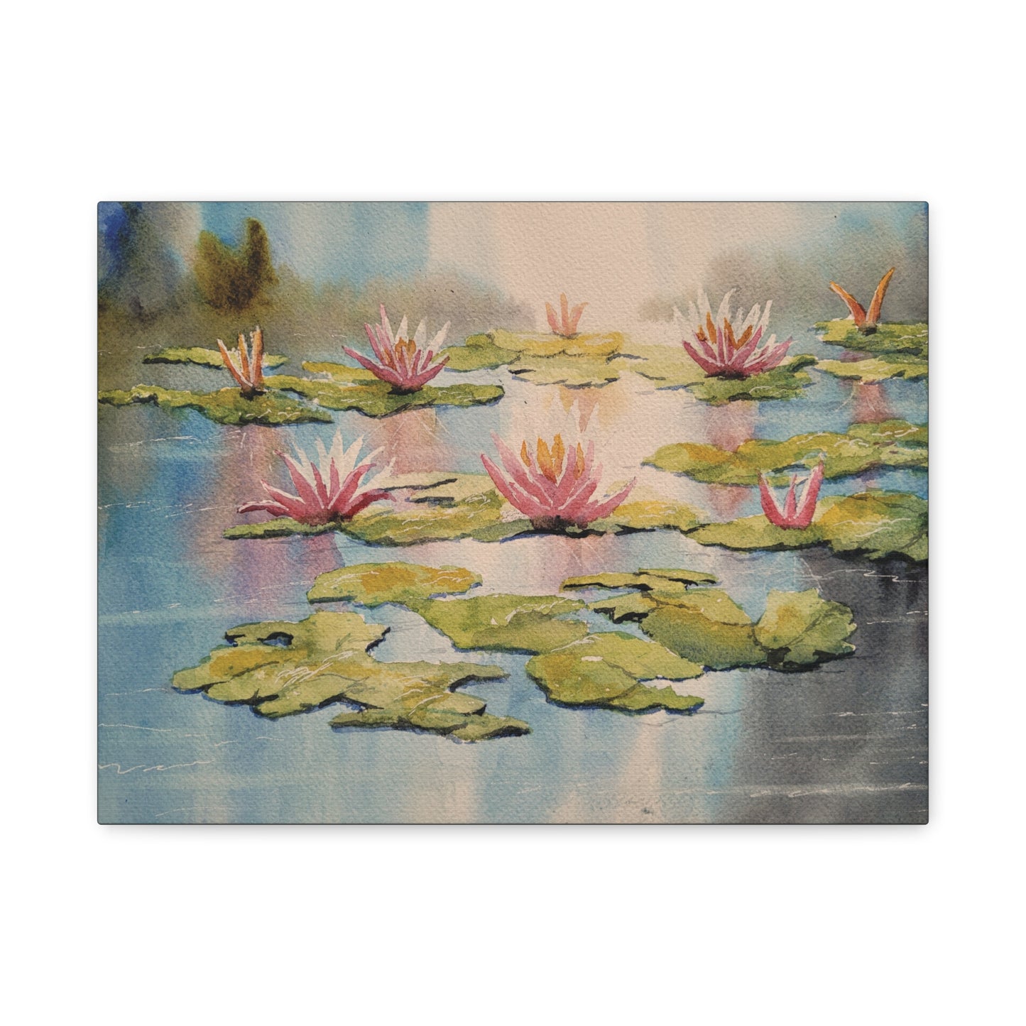 Meet Me at Falling Star Pond Matte Canvas, Stretched, 1.25". Available in sizes 10” x 8”-20” x 16”