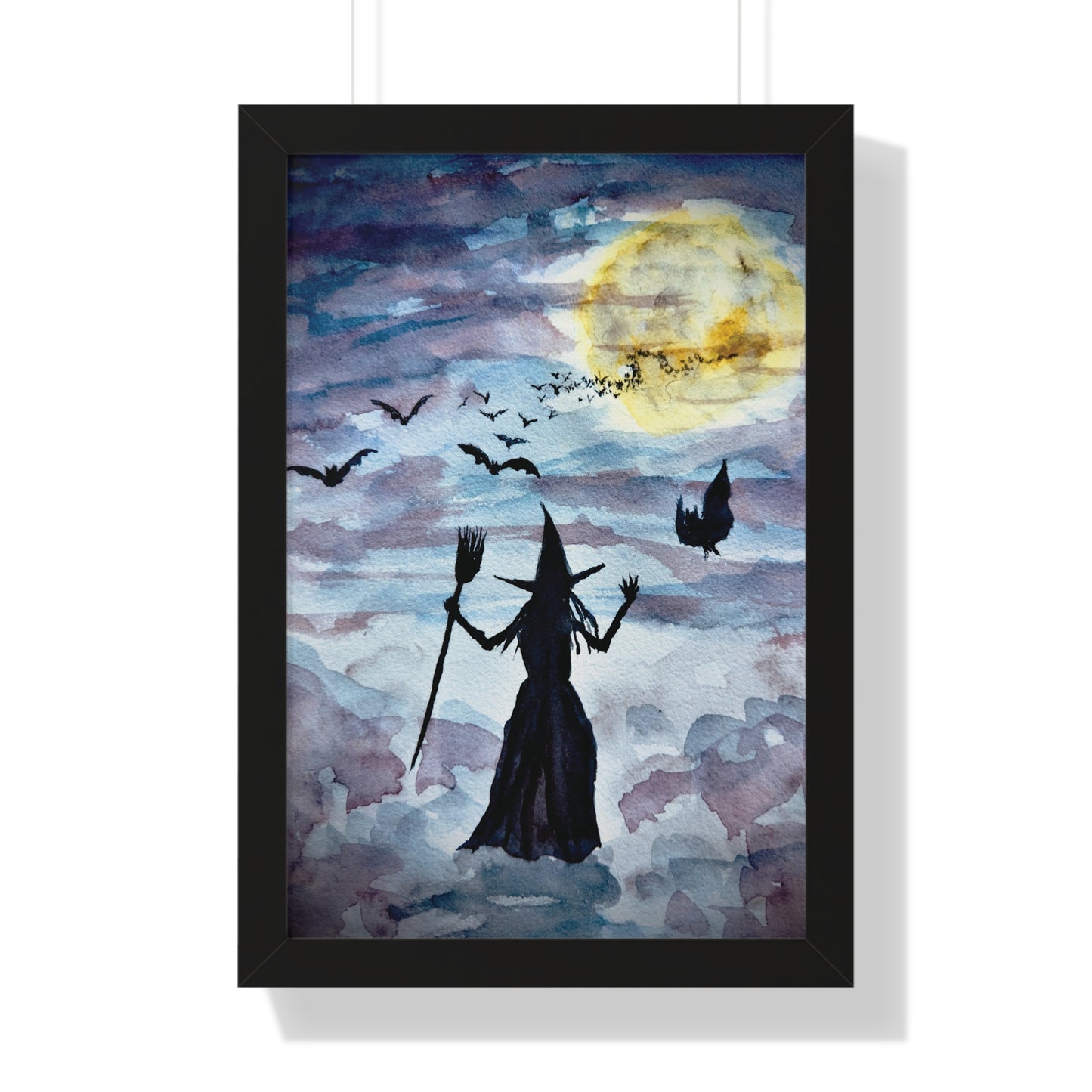 Be Witching Framed Vertical Poster. Available in sizes 11” x 14”-20” x 30”