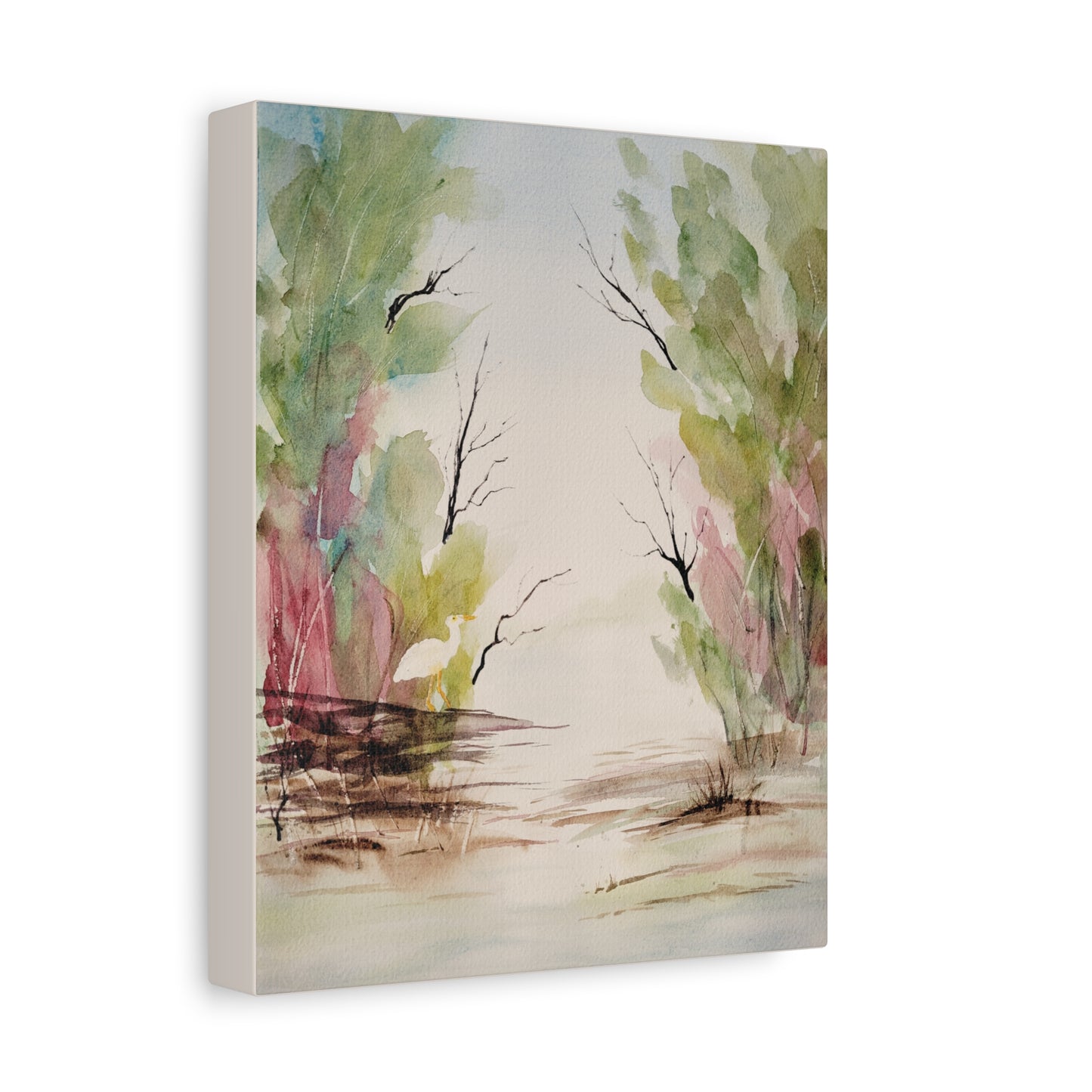 Rendering the Light Matte Canvas, Stretched, 1.25". Available in sizes 8” x 10”-18” x 24”