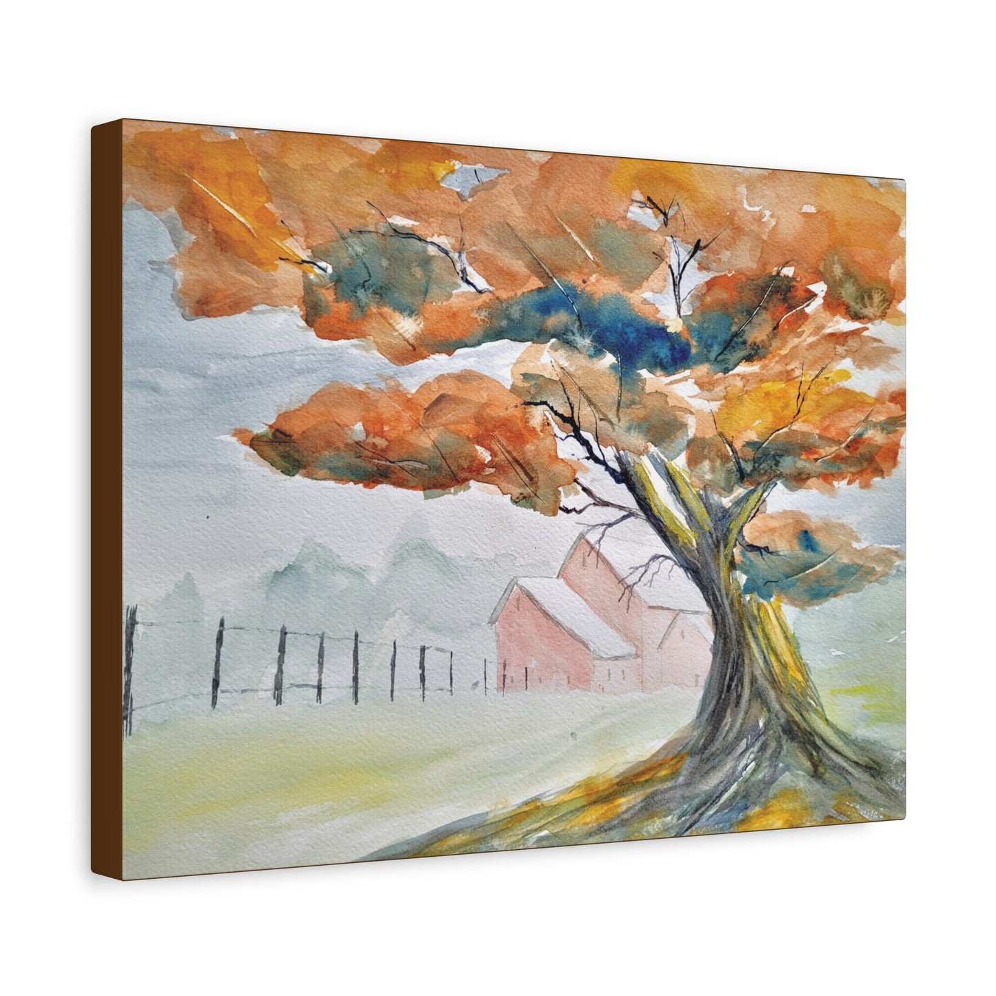 Autumn Oak Matte Canvas, Stretched, 1.25". Available in sizes 10” x 8”-20” x 16”