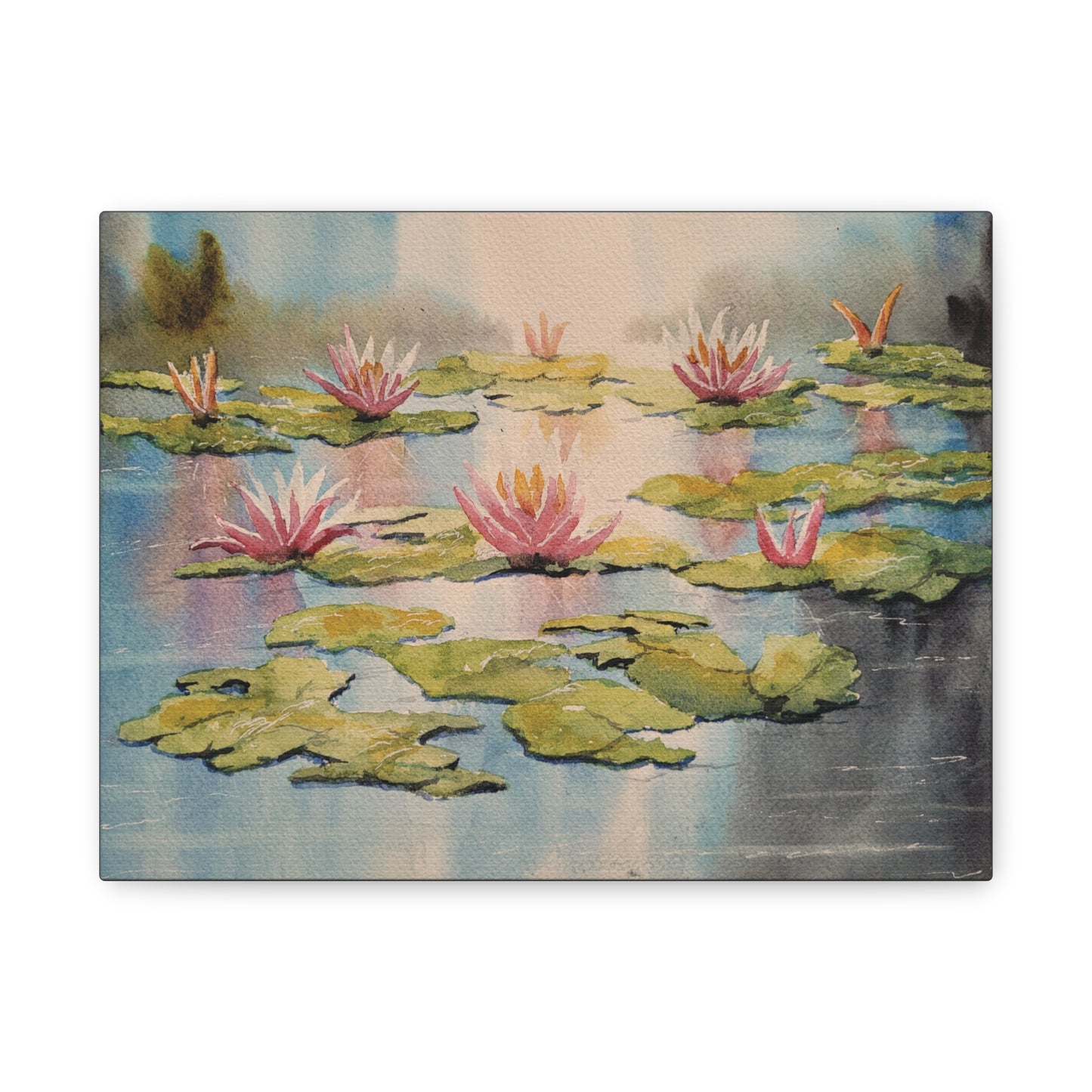Meet Me at Falling Star Pond Matte Canvas, Stretched, 1.25". Available in sizes 10” x 8”-20” x 16”